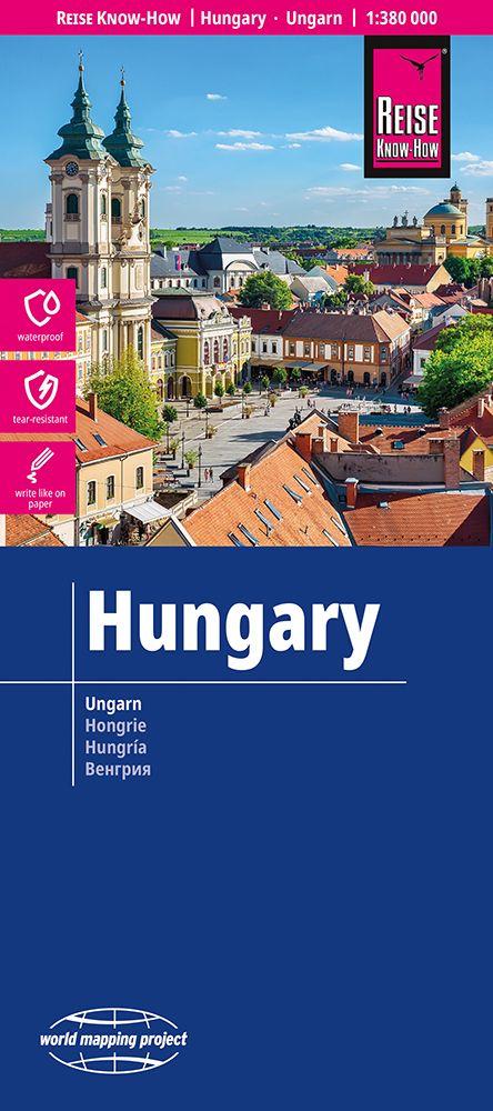 Vorderes Coverbild Reise Know-How Landkarte Ungarn | Hungary (1:380.000)