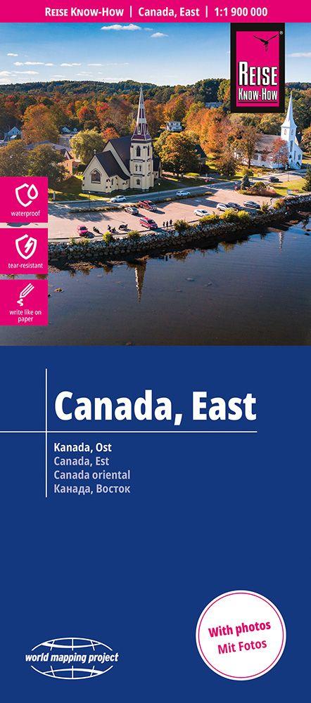 Vorderes Coverbild Reise Know-How Landkarte Kanada, Ost | Canada, East (1:1.900.000)