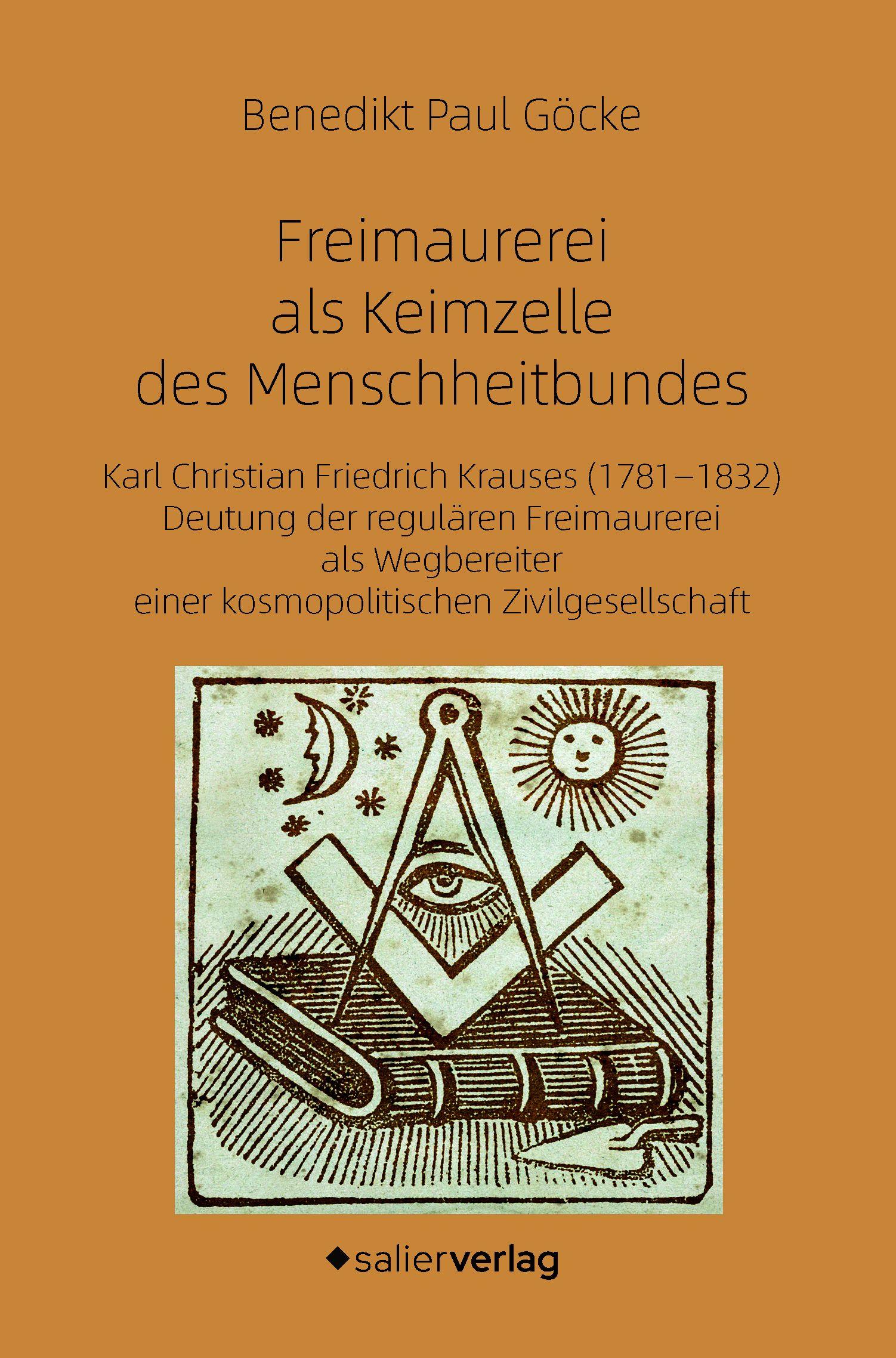 Vorderes Coverbild Freimaurerei als Keimzelle des Menschheitbundes