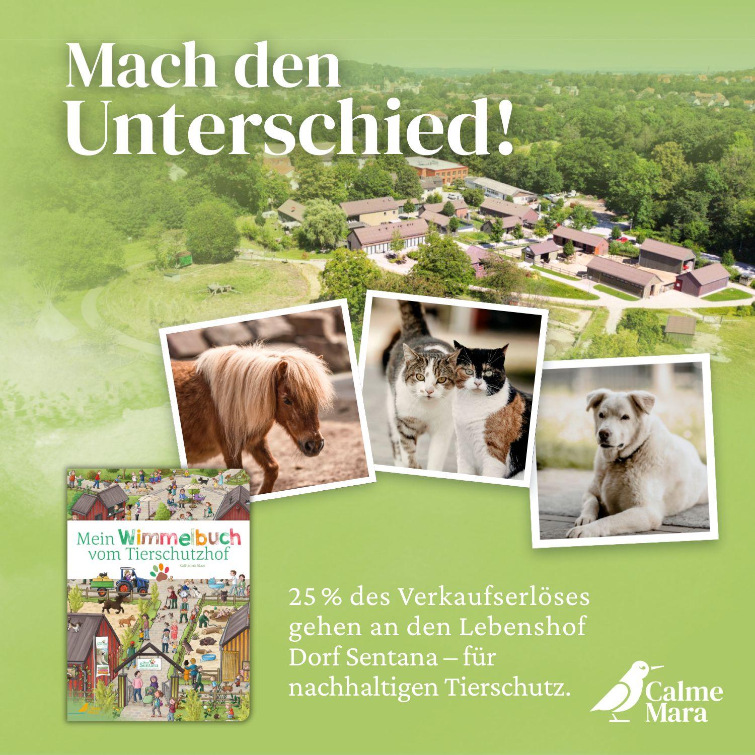 Beispielinhalt (Bild) Mein Wimmelbuch vom Tierschutzhof