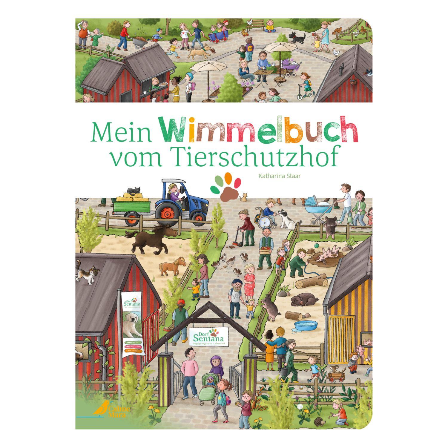 Vorderes Coverbild Mein Wimmelbuch vom Tierschutzhof