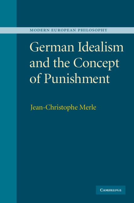 Vorderes Coverbild German Idealism and the Concept of Punishment