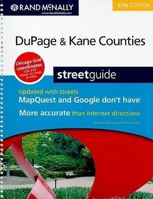 Vorderes Coverbild Rand McNally DuPage & Kane Counties Streetguide