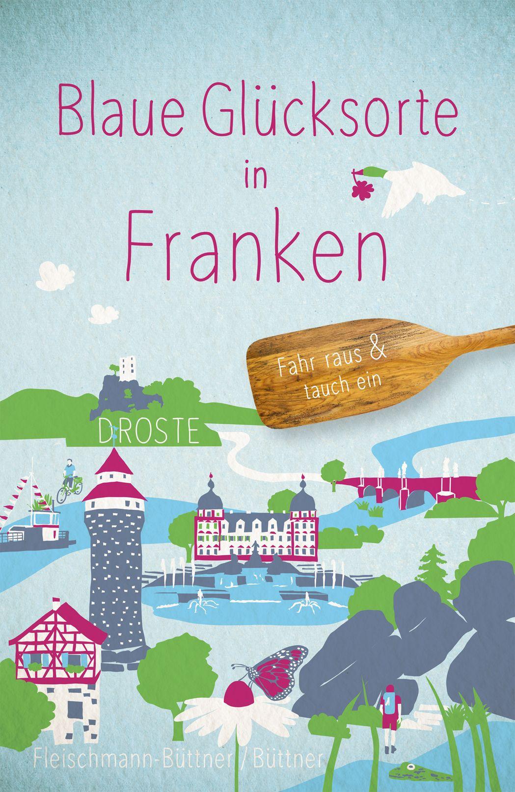 Vorderes Coverbild Blaue Glücksorte in Franken