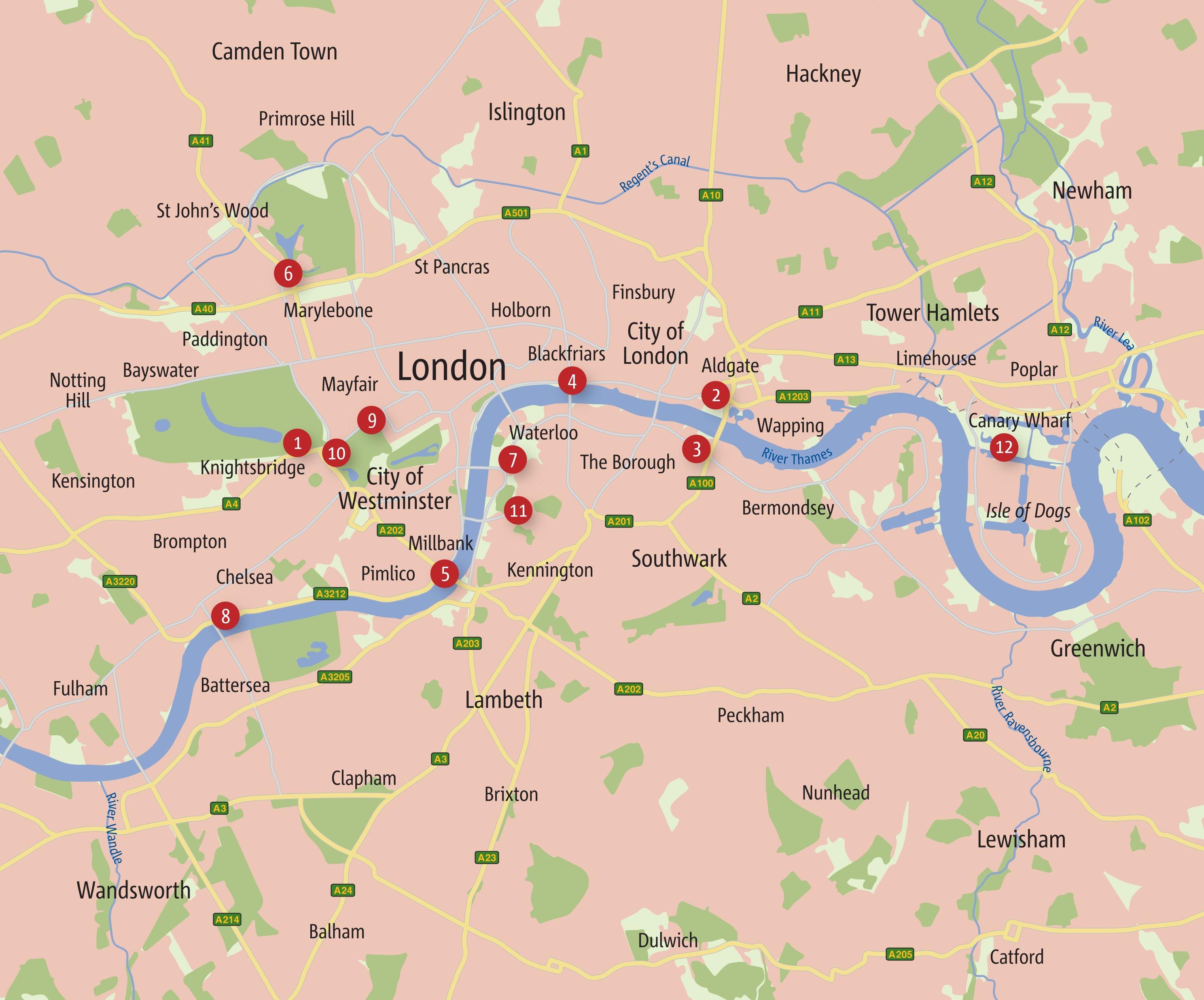 Beispielinhalt (Bild) Mit dem Rad durch London