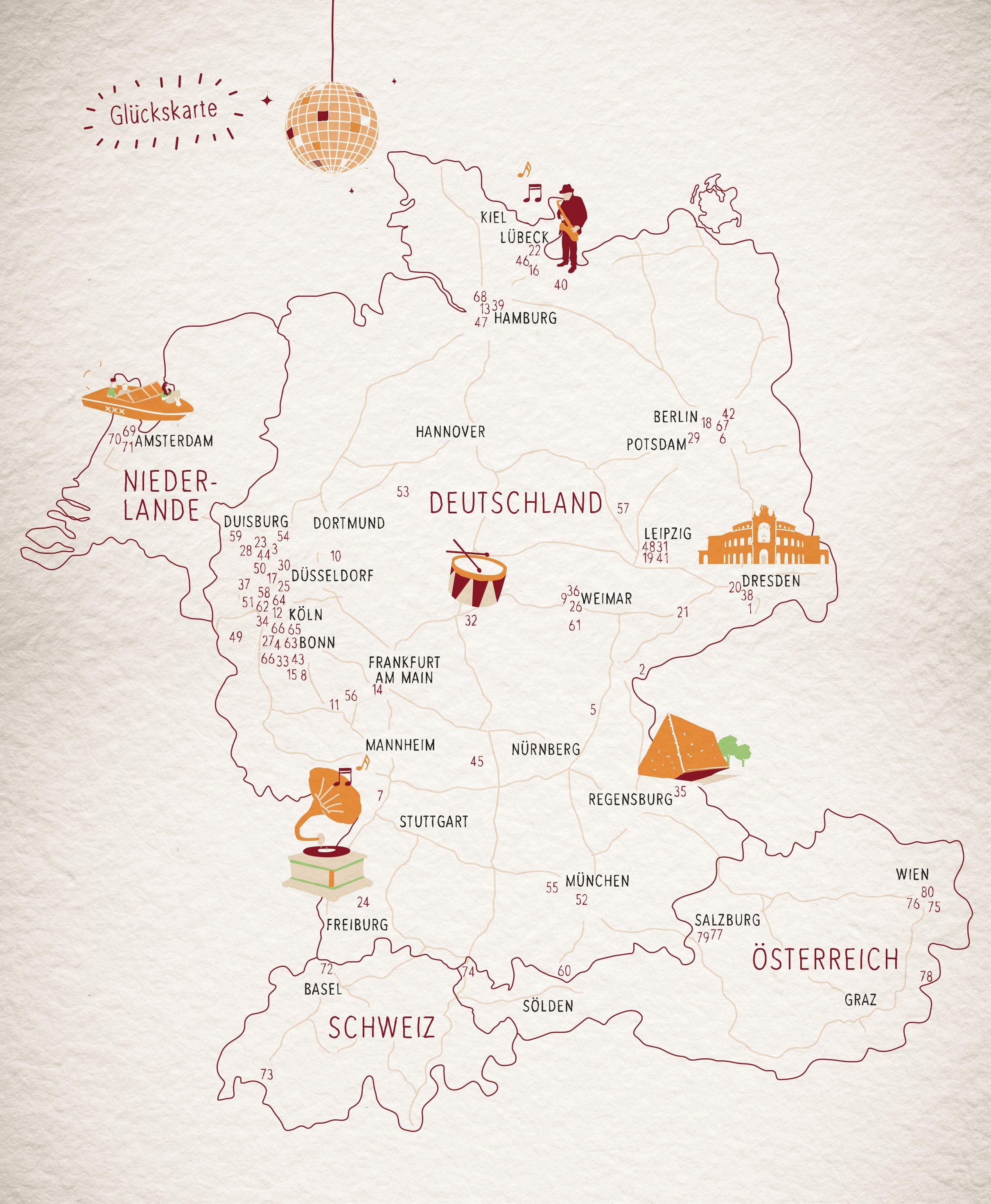 Beispielinhalt (Bild) Glücksorte voller Musik