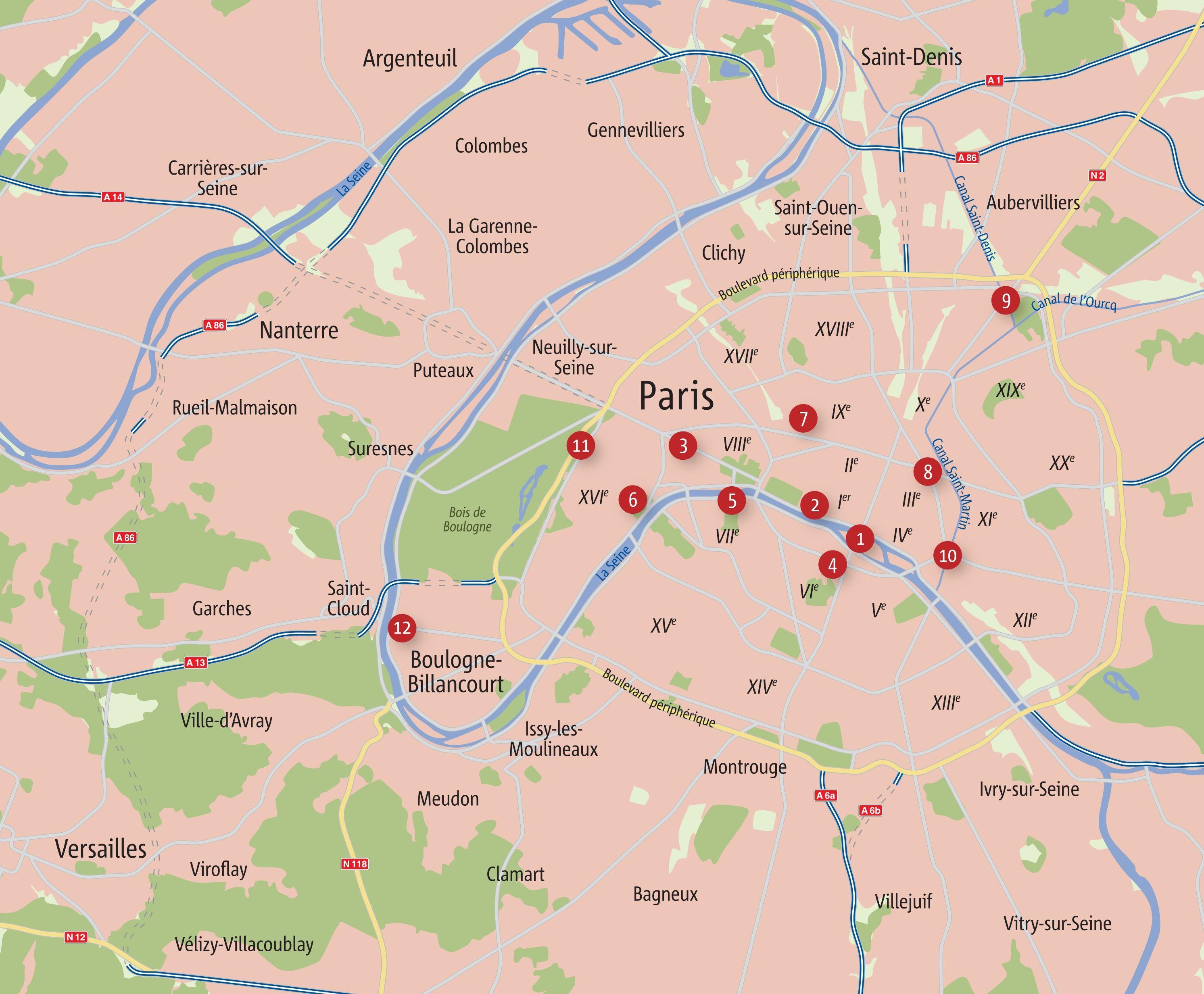 Beispielinhalt (Bild) Mit dem Rad durch Paris