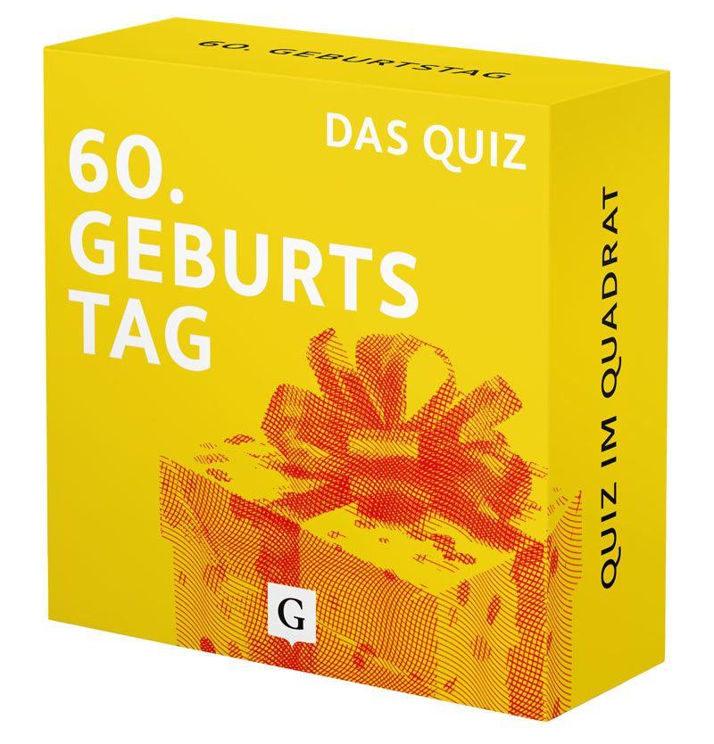 Vorderes Coverbild 60. Geburtstag. Das Quiz