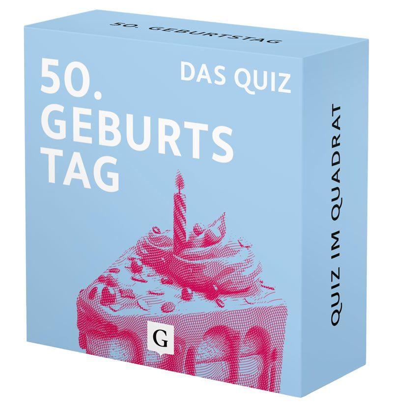 Vorderes Coverbild 50. Geburtstag. Das Quiz