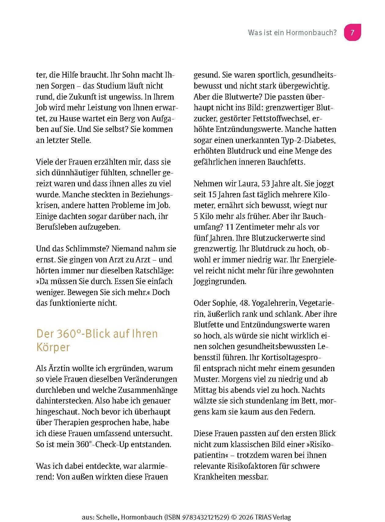 Beispielinhalt (Bild) Hormonbauch