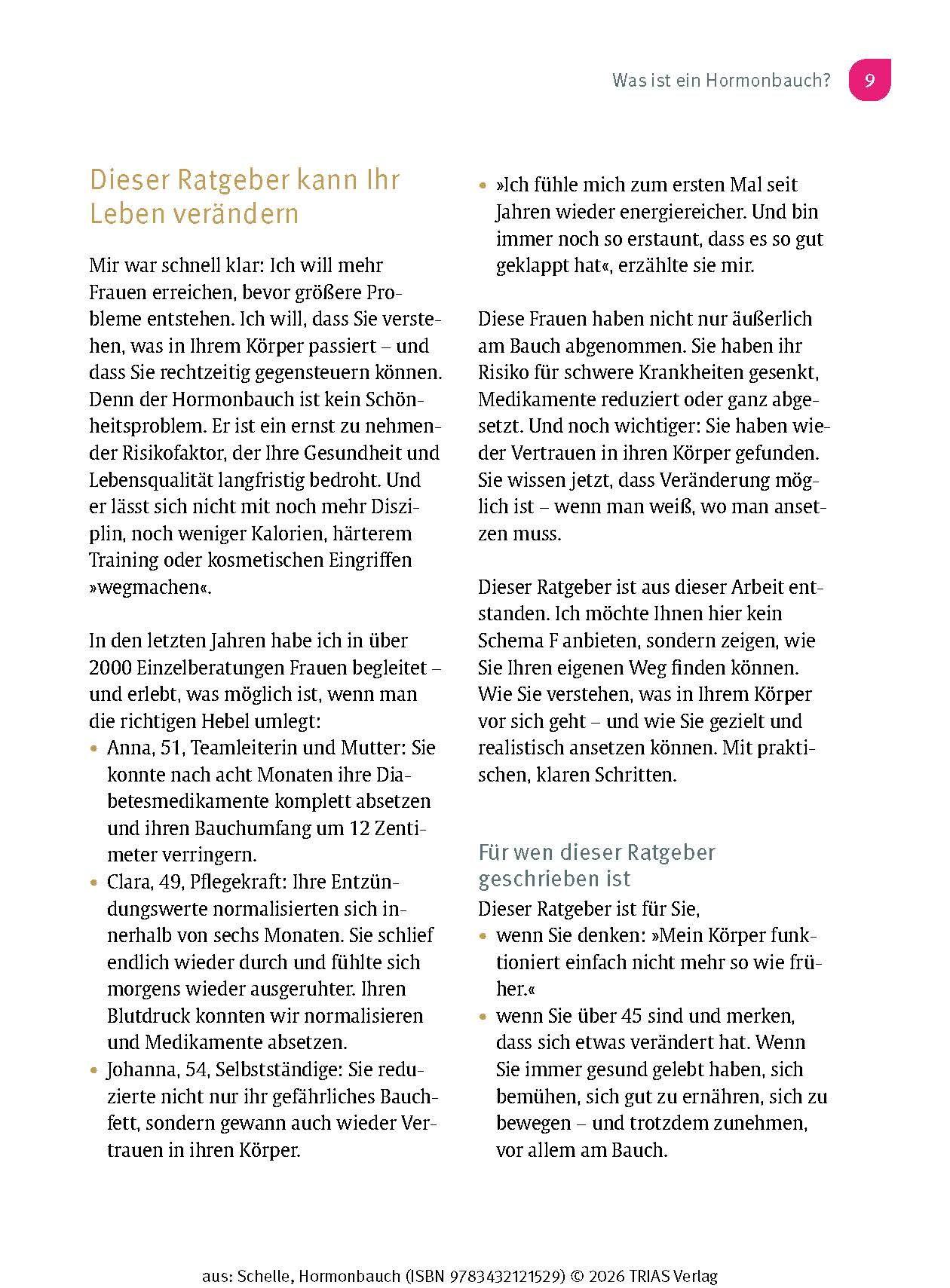 Beispielinhalt (Bild) Hormonbauch