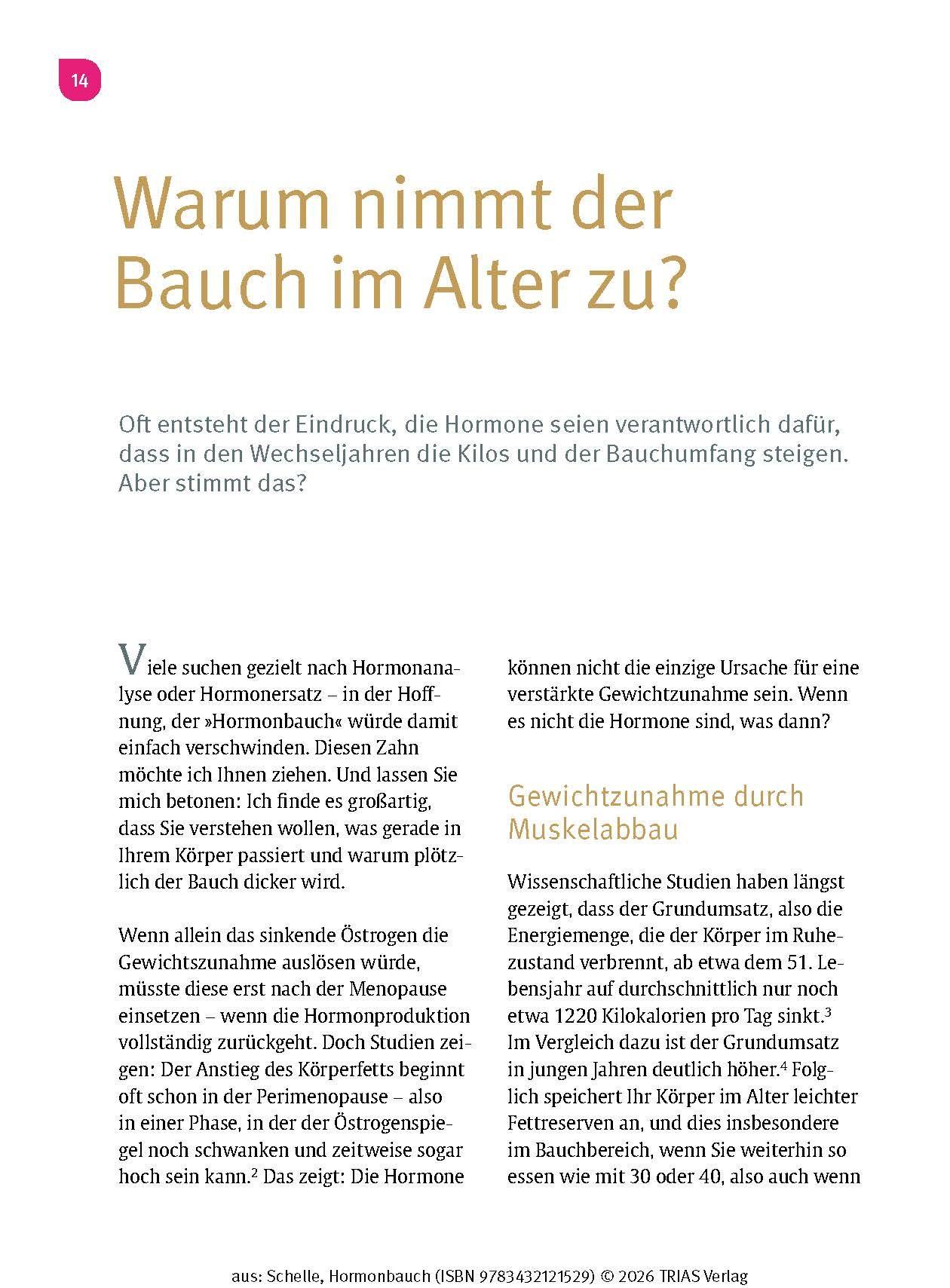 Beispielinhalt (Bild) Hormonbauch