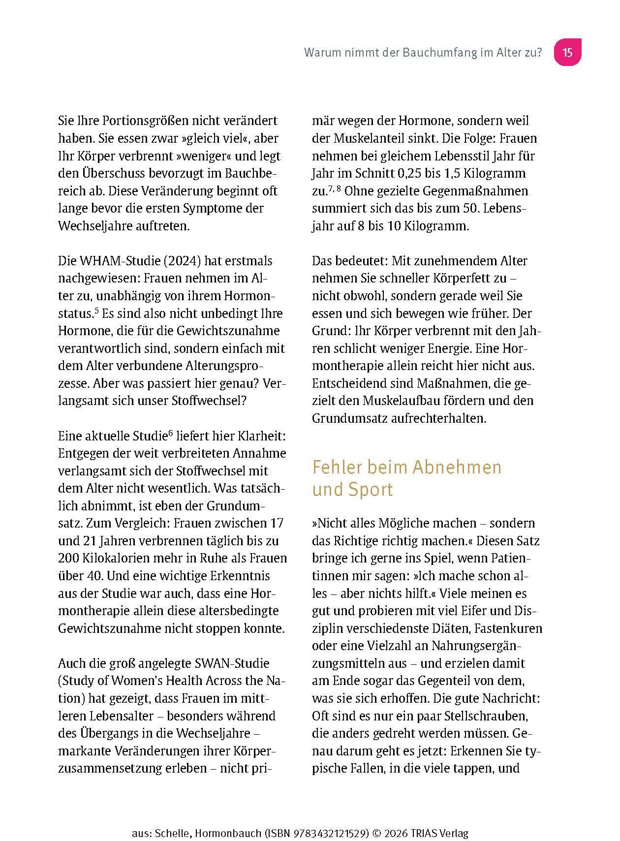 Beispielinhalt (Bild) Hormonbauch