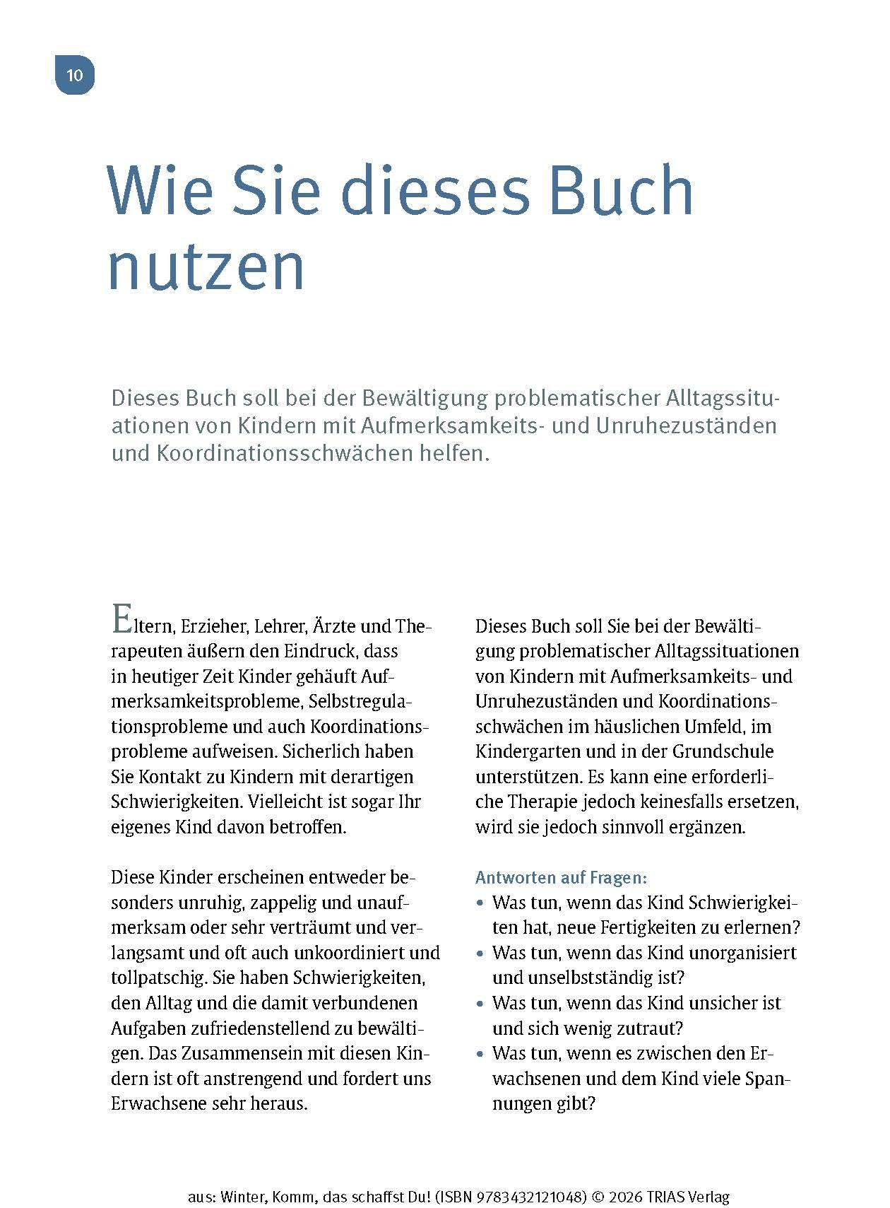 Beispielinhalt (Bild) Komm, das schaffst Du!