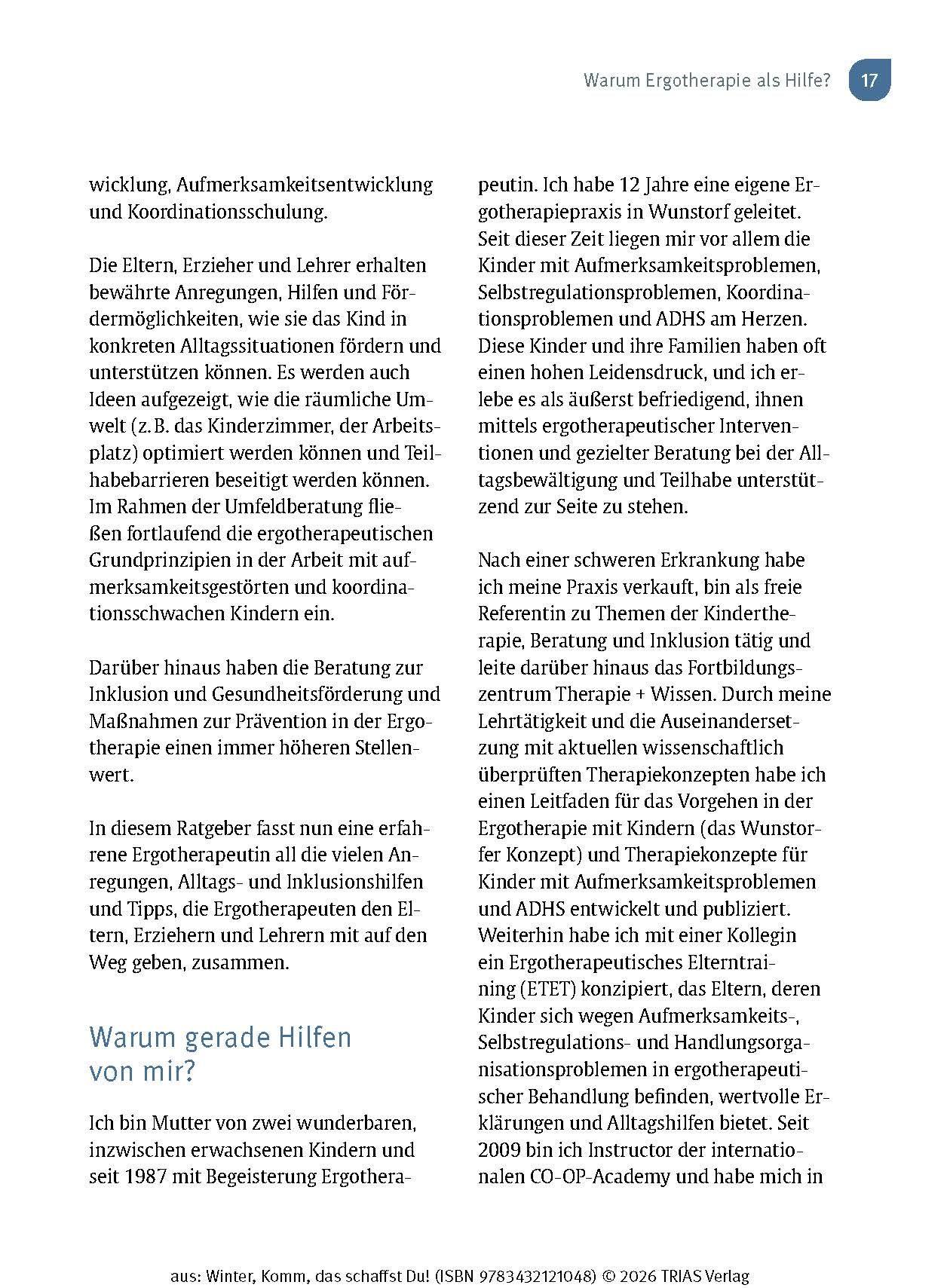 Beispielinhalt (Bild) Komm, das schaffst Du!