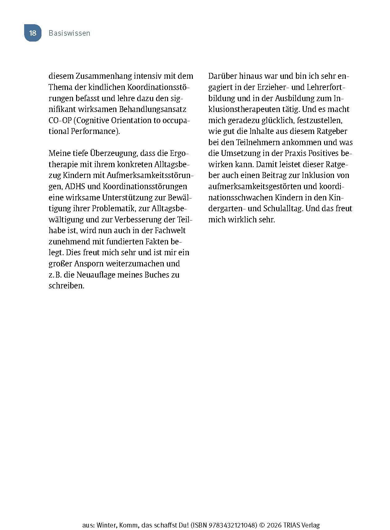 Beispielinhalt (Bild) Komm, das schaffst Du!