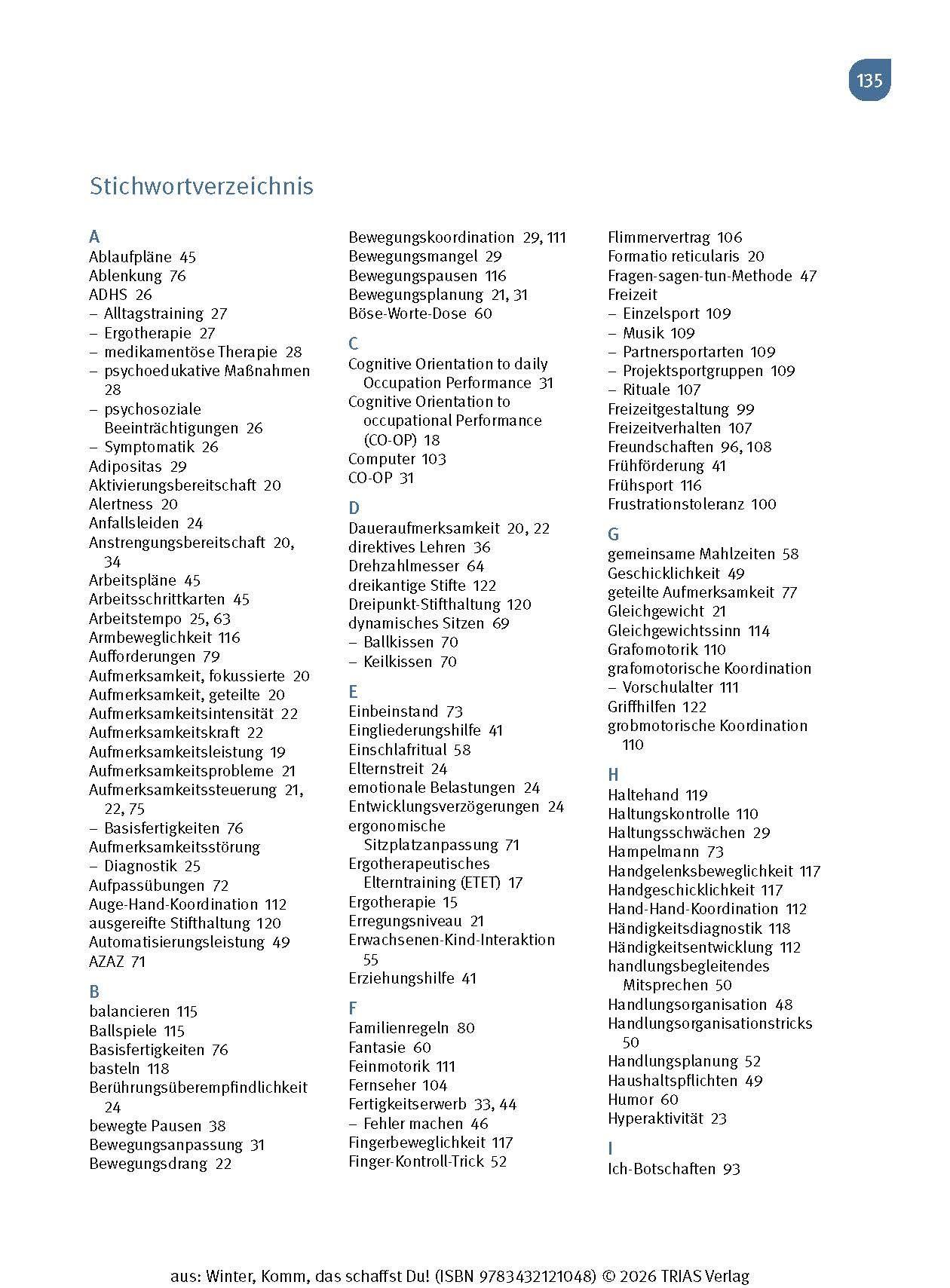 Beispielinhalt (Bild) Komm, das schaffst Du!