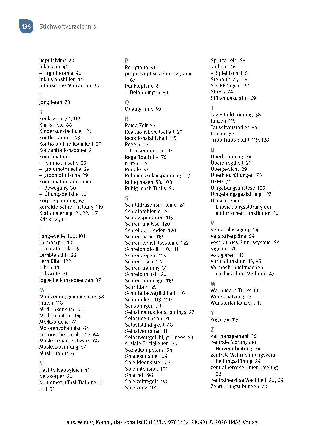 Beispielinhalt (Bild) Komm, das schaffst Du!