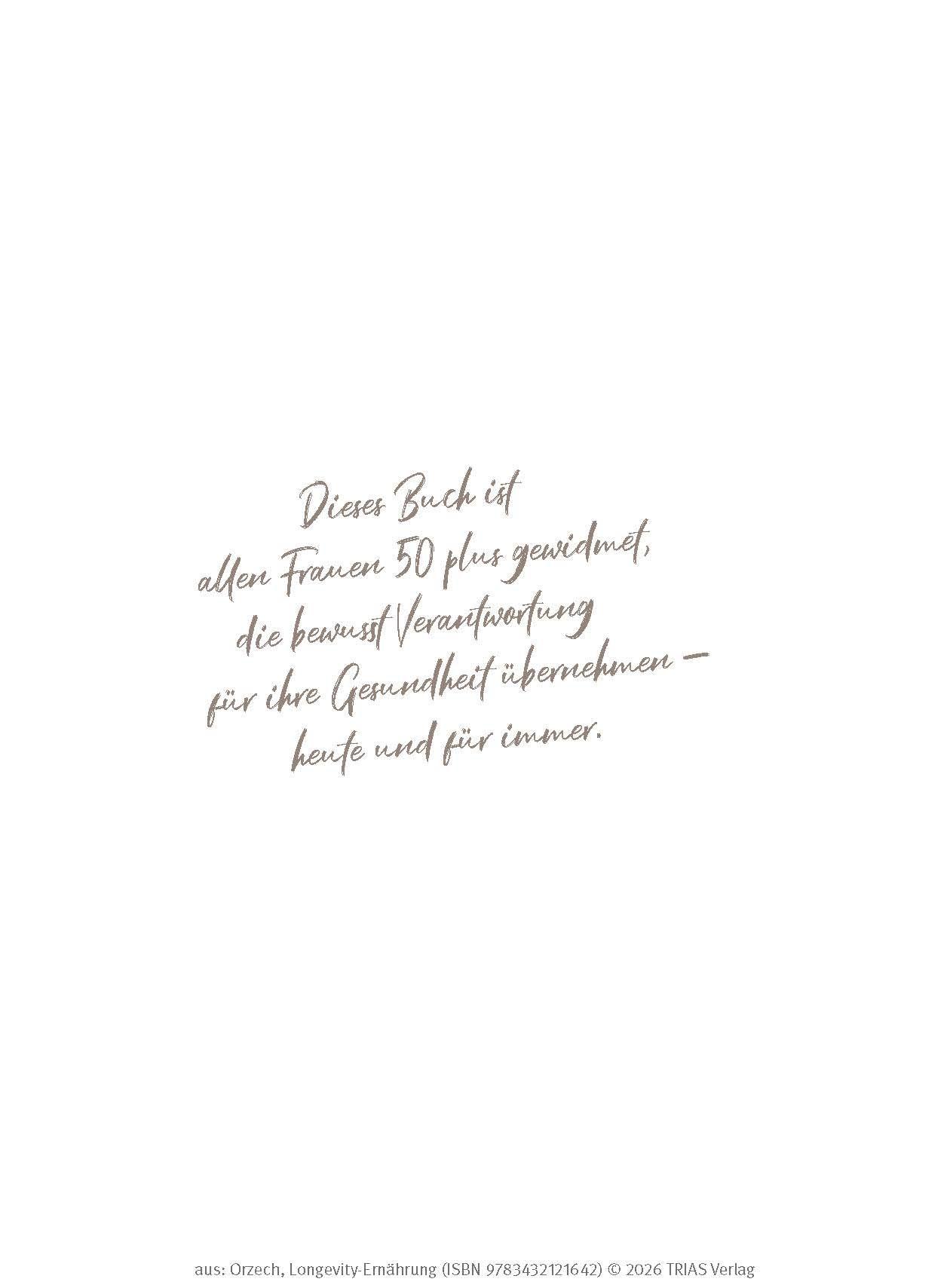 Beispielinhalt (Bild) Longevity-Ernährung