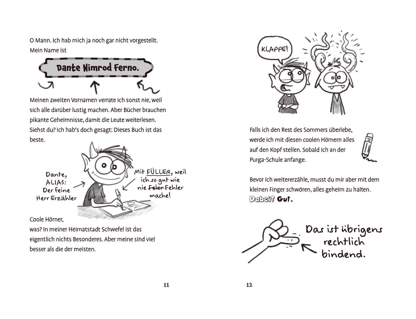 Beispielinhalt (Bild) Dante N. Ferno - Höllisch peinlich!