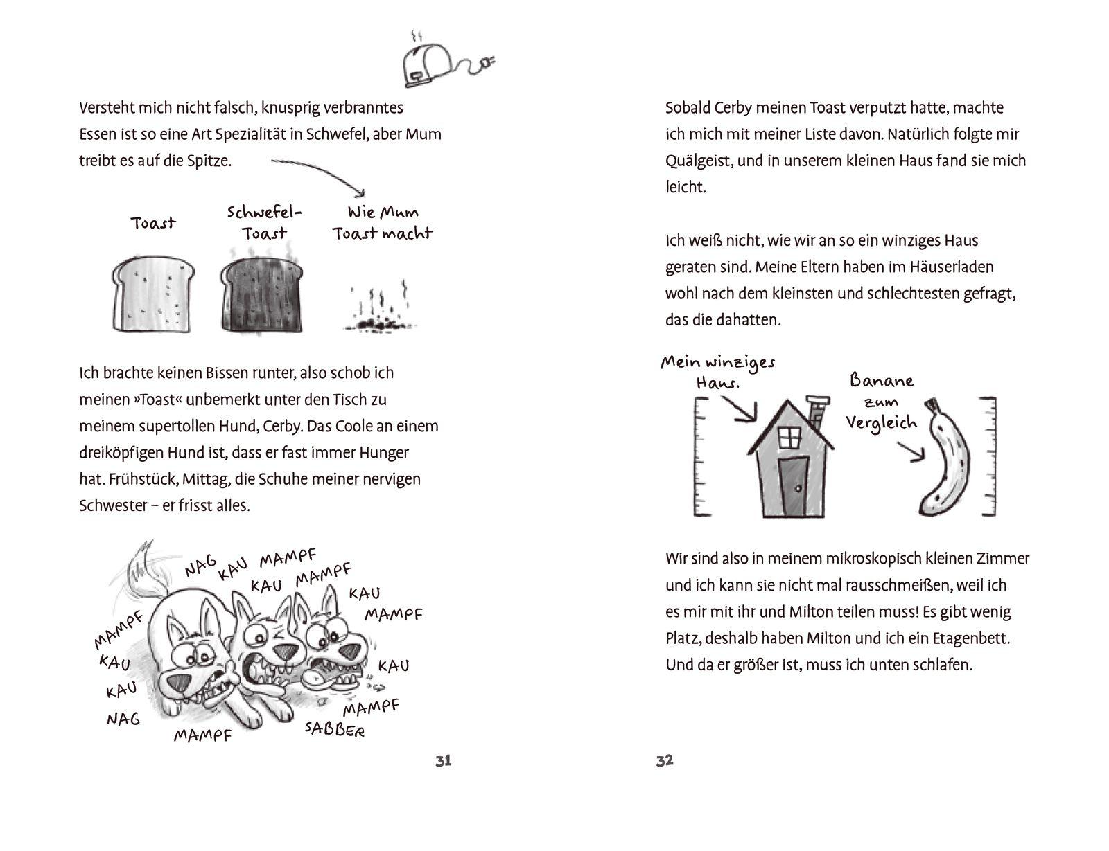 Beispielinhalt (Bild) Dante N. Ferno - Höllisch peinlich!