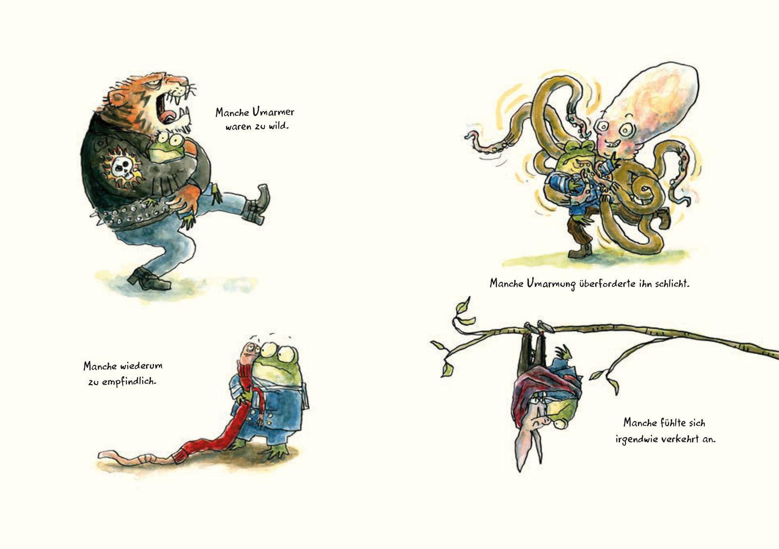 Beispielinhalt (Bild) Konrad Kröterich und die Suche nach der allerschönsten Umarmung