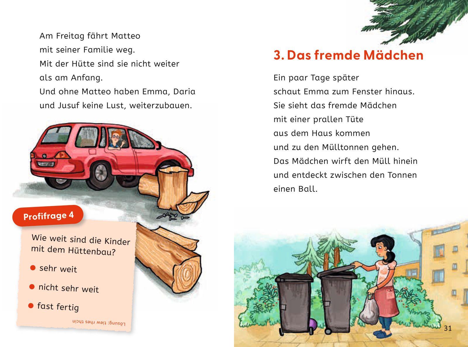 Beispielinhalt (Bild) Leseprofis - Alle unter einem Dach, 2. Klasse