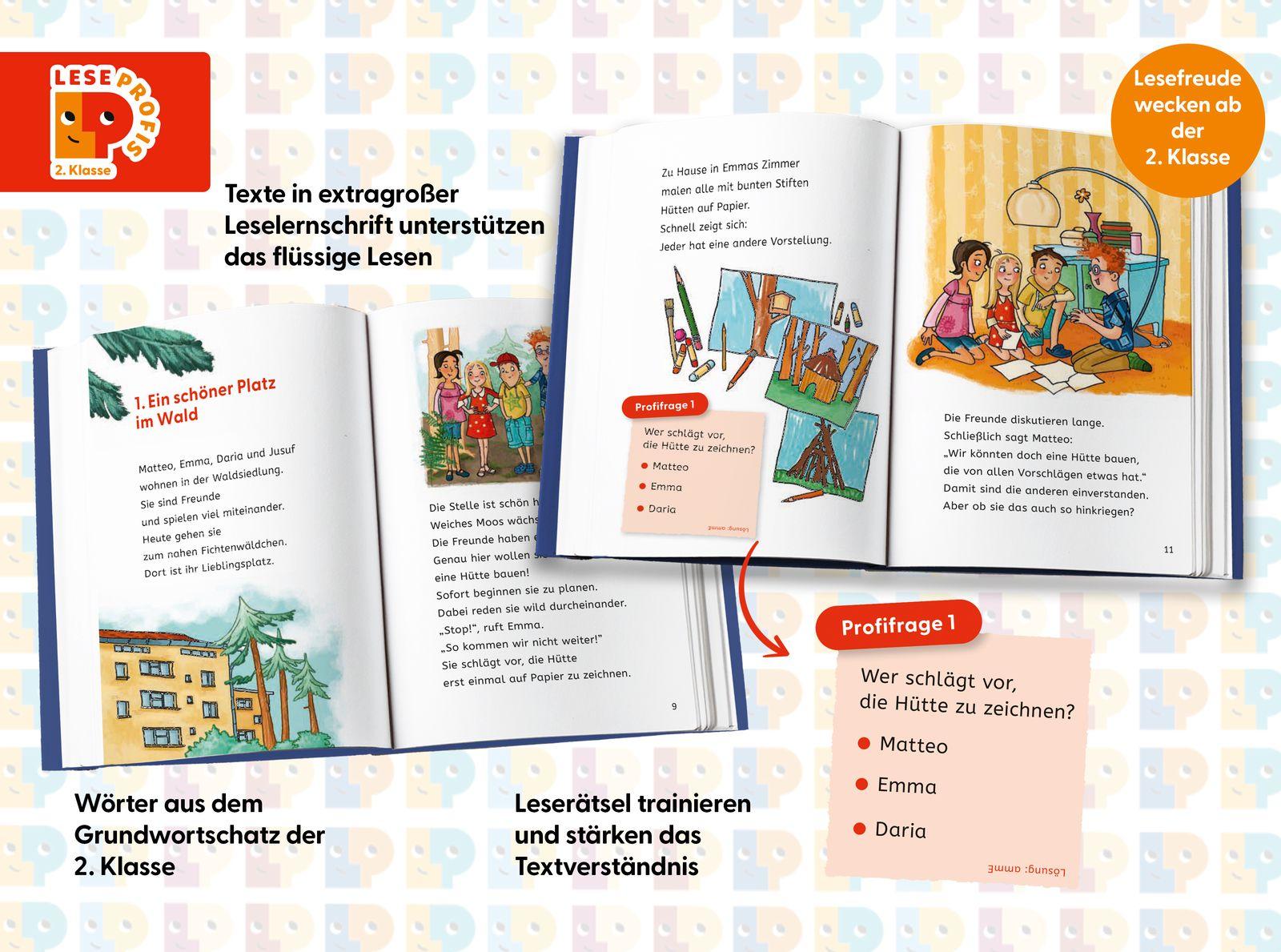 Beispielinhalt (Bild) Leseprofis - Alle unter einem Dach, 2. Klasse