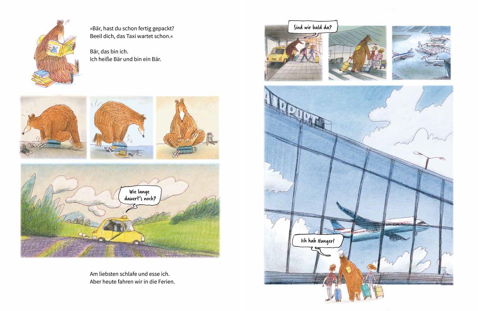 Beispielinhalt (Bild) Reise mit Bär