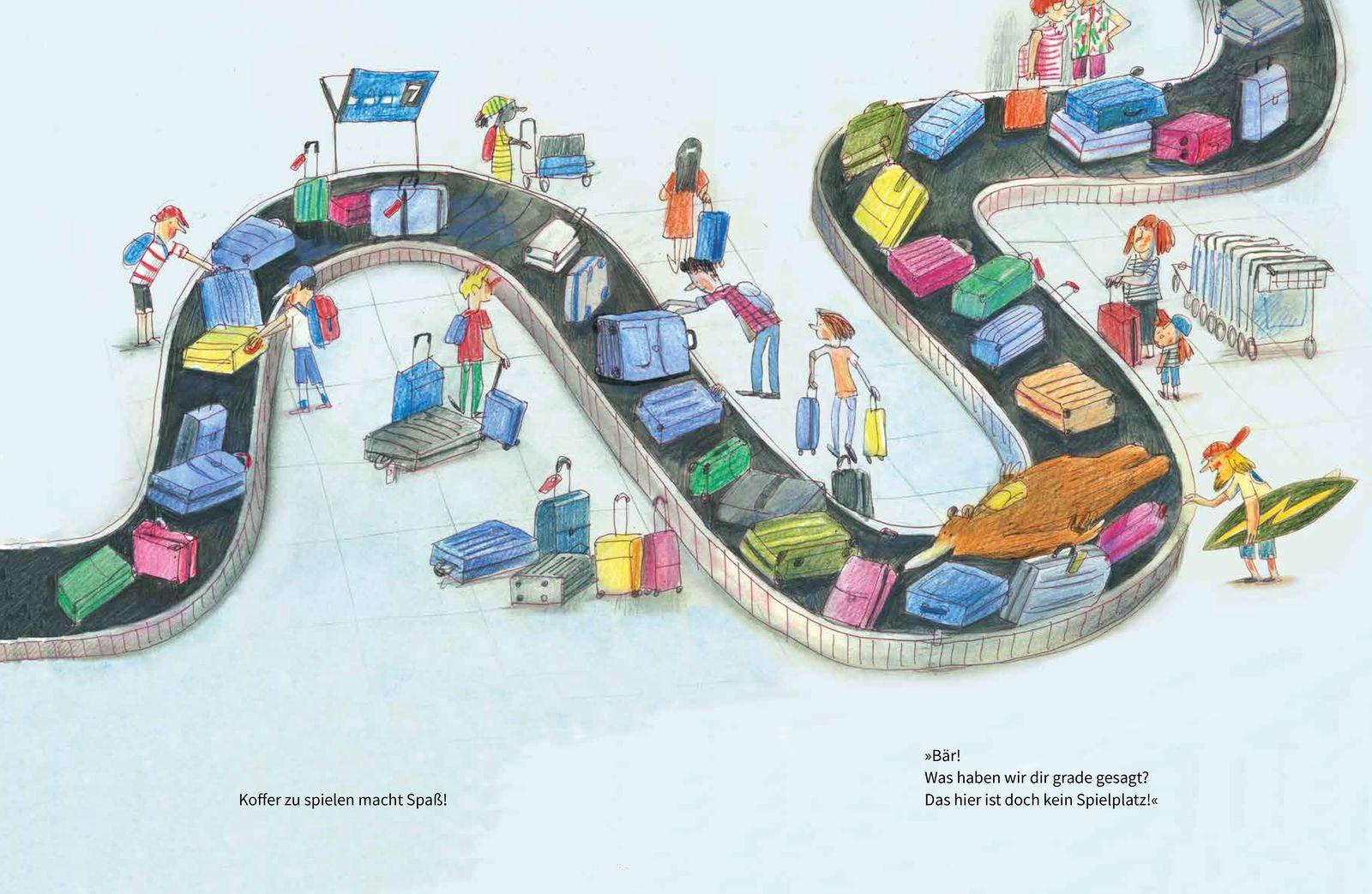 Beispielinhalt (Bild) Reise mit Bär