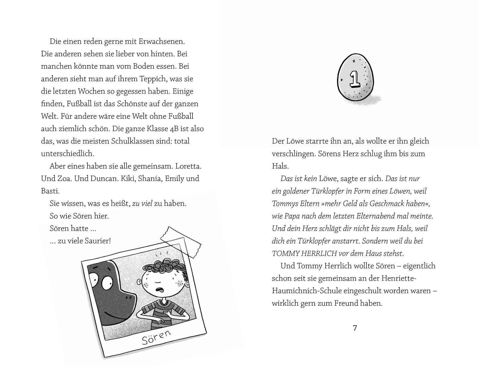 Beispielinhalt (Bild) Hilfe, zu viele Saurier!