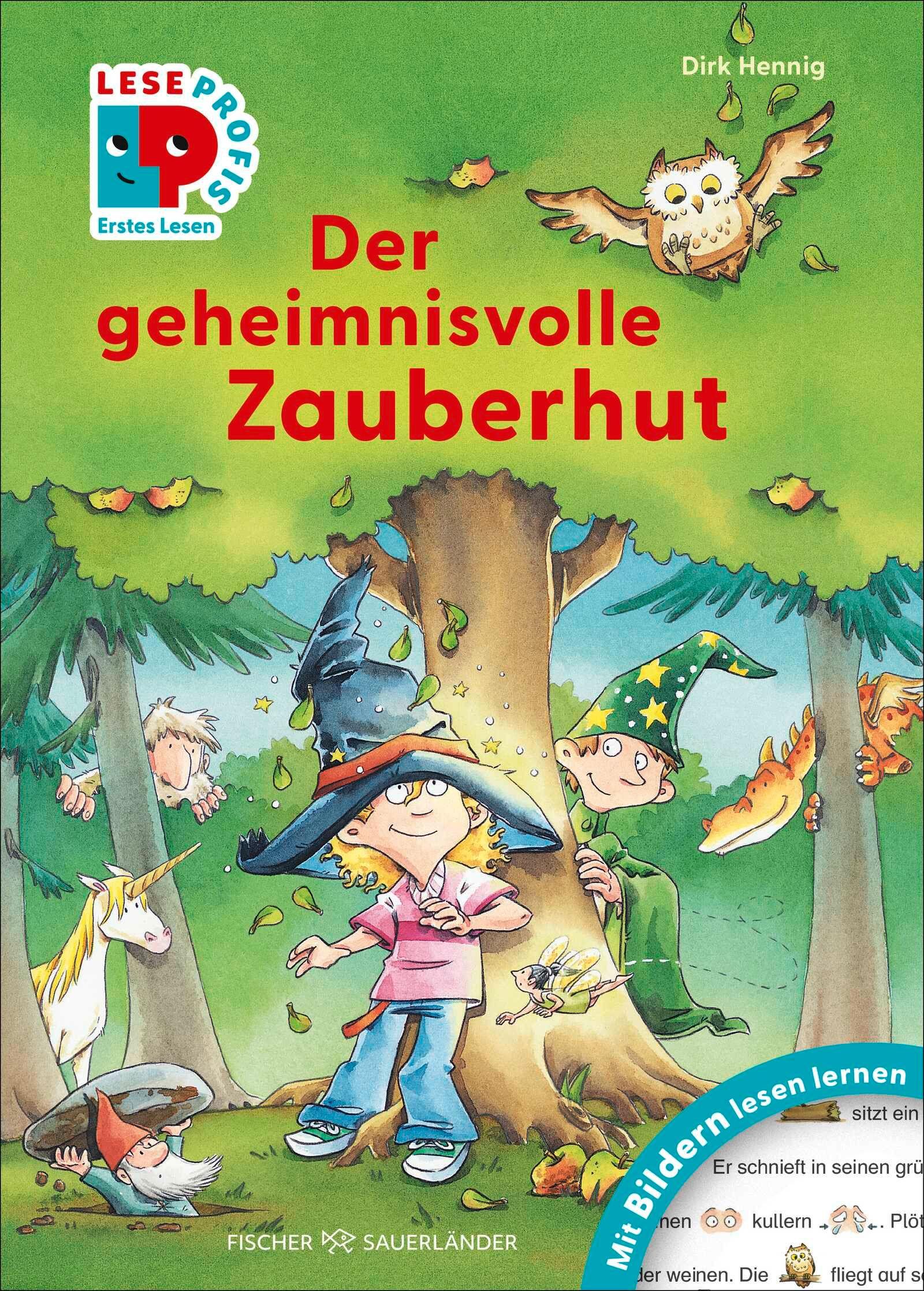 Vorderes Coverbild Leseprofis - Mit Bildern lesen lernen: Der geheimnisvolle Zauberhut, Erstes Lesen