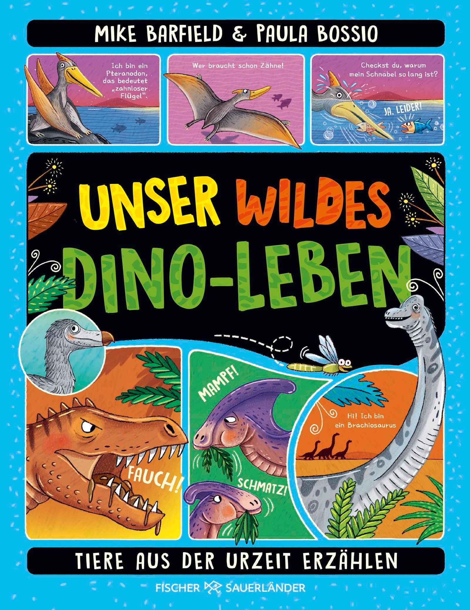 Vorderes Coverbild Unser wildes Dino-Leben