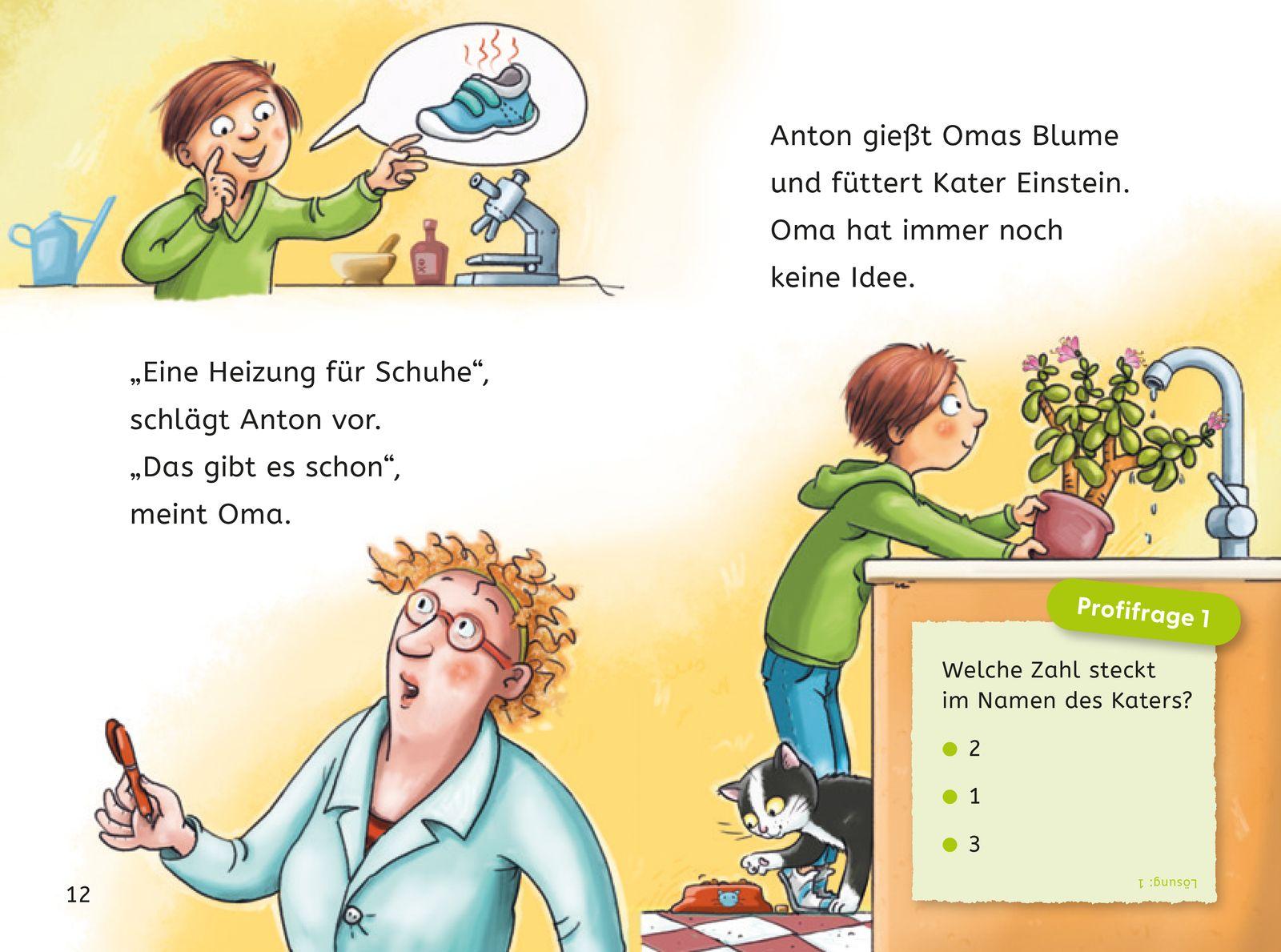 Beispielinhalt (Bild) Leseprofis - Die total verrückte Schrumpf-Maschine, 1. Klasse