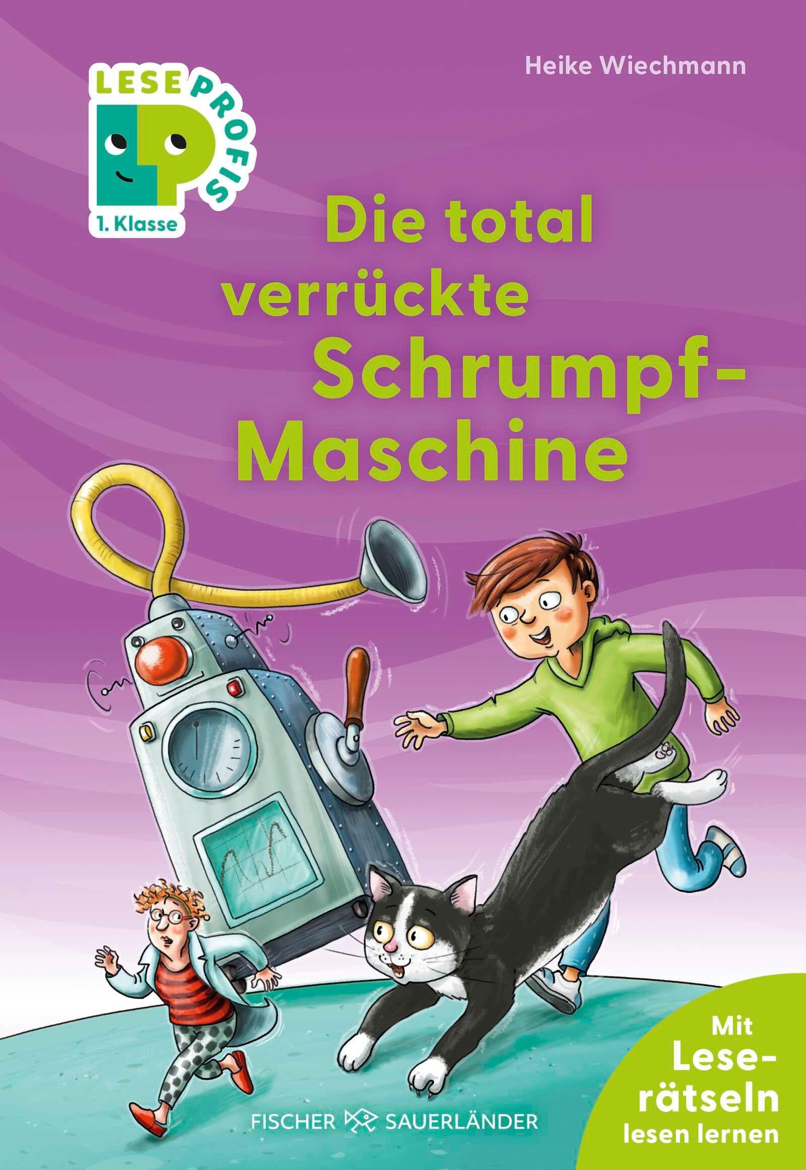 Vorderes Coverbild Leseprofis - Die total verrückte Schrumpf-Maschine, 1. Klasse