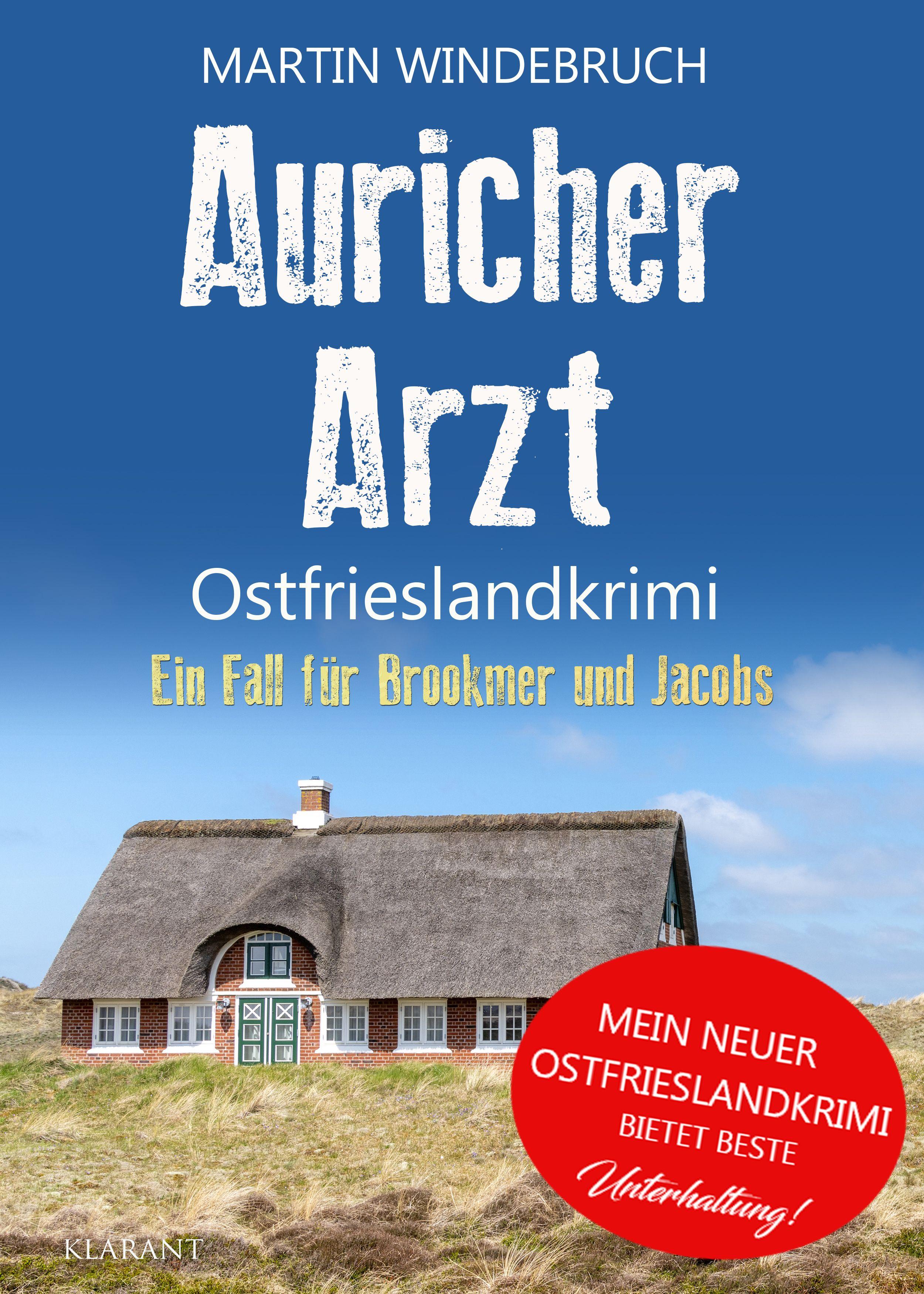 Vorderes Coverbild Auricher Arzt. Ostfrieslandkrimi