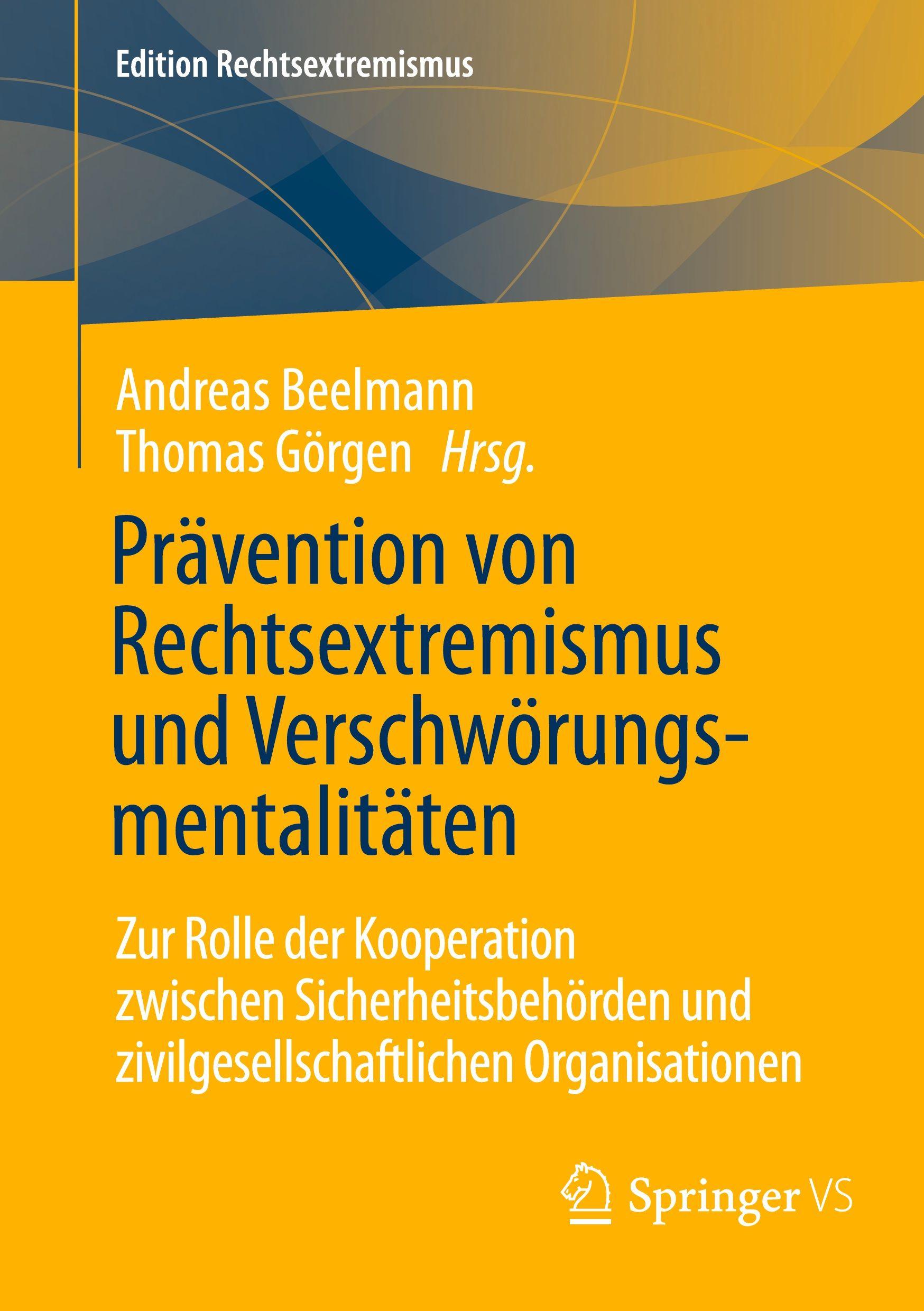 Vorderes Coverbild Prävention von Rechtsextremismus und Verschwörungsmentalitäten