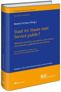 Vorderes Coverbild Staat im Staate statt Service public?