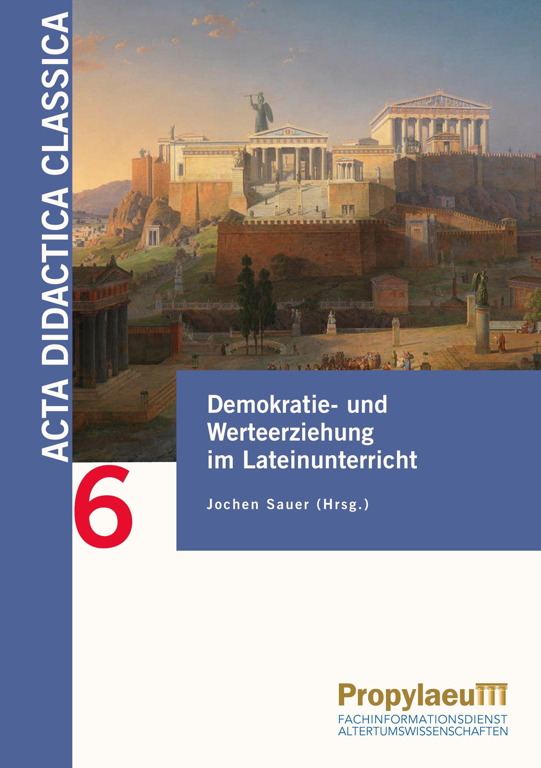 Vorderes Coverbild Demokratie- und Werteerziehung im Lateinunterricht