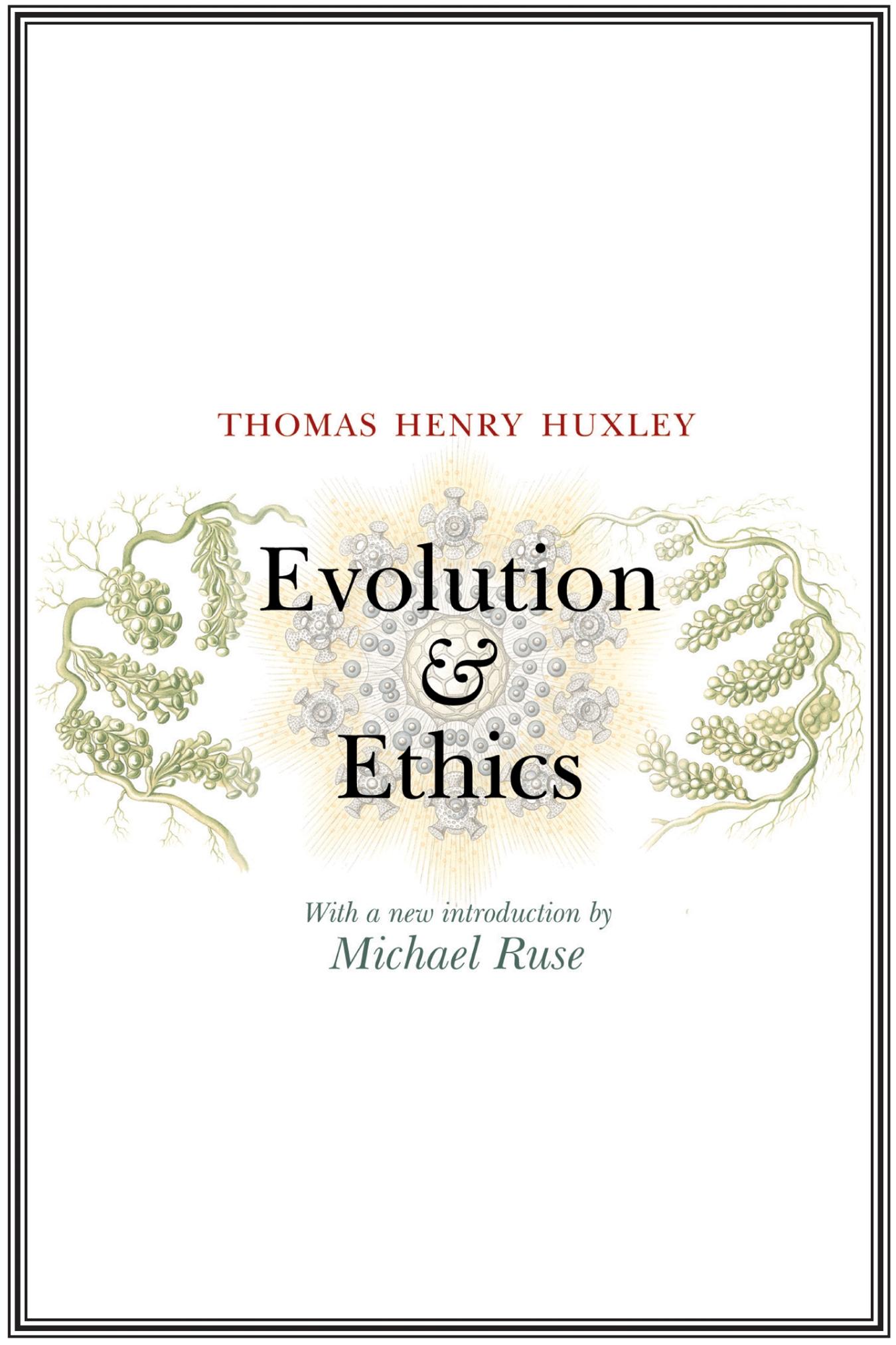 Vorderes Coverbild Evolution and Ethics