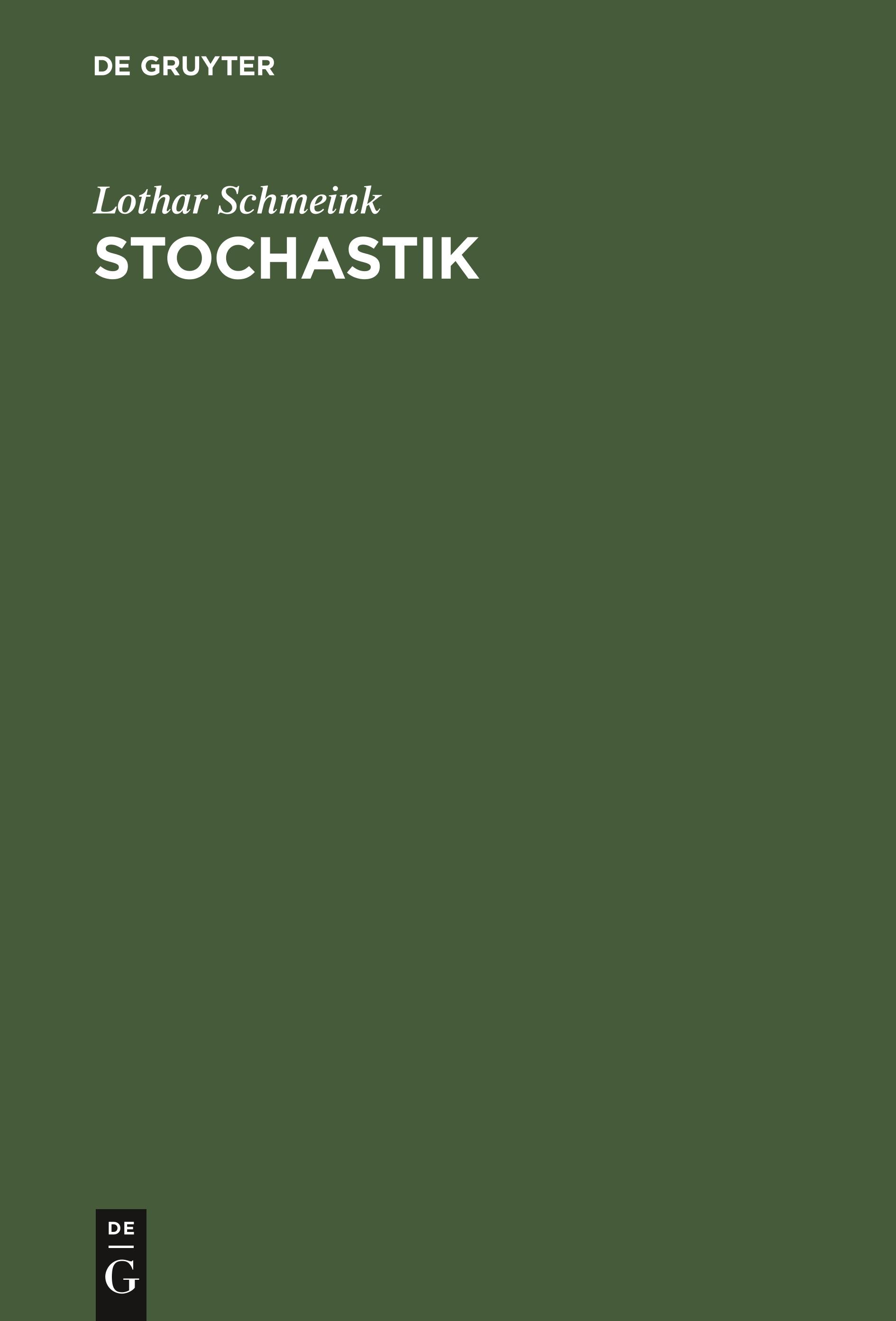 Vorderes Coverbild Stochastik