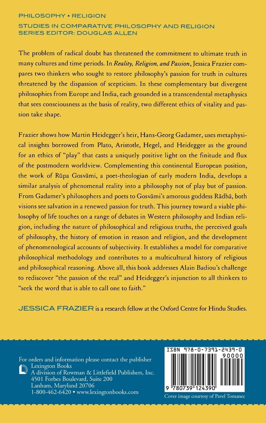 Rückseitencover Reality, Religion, and Passion