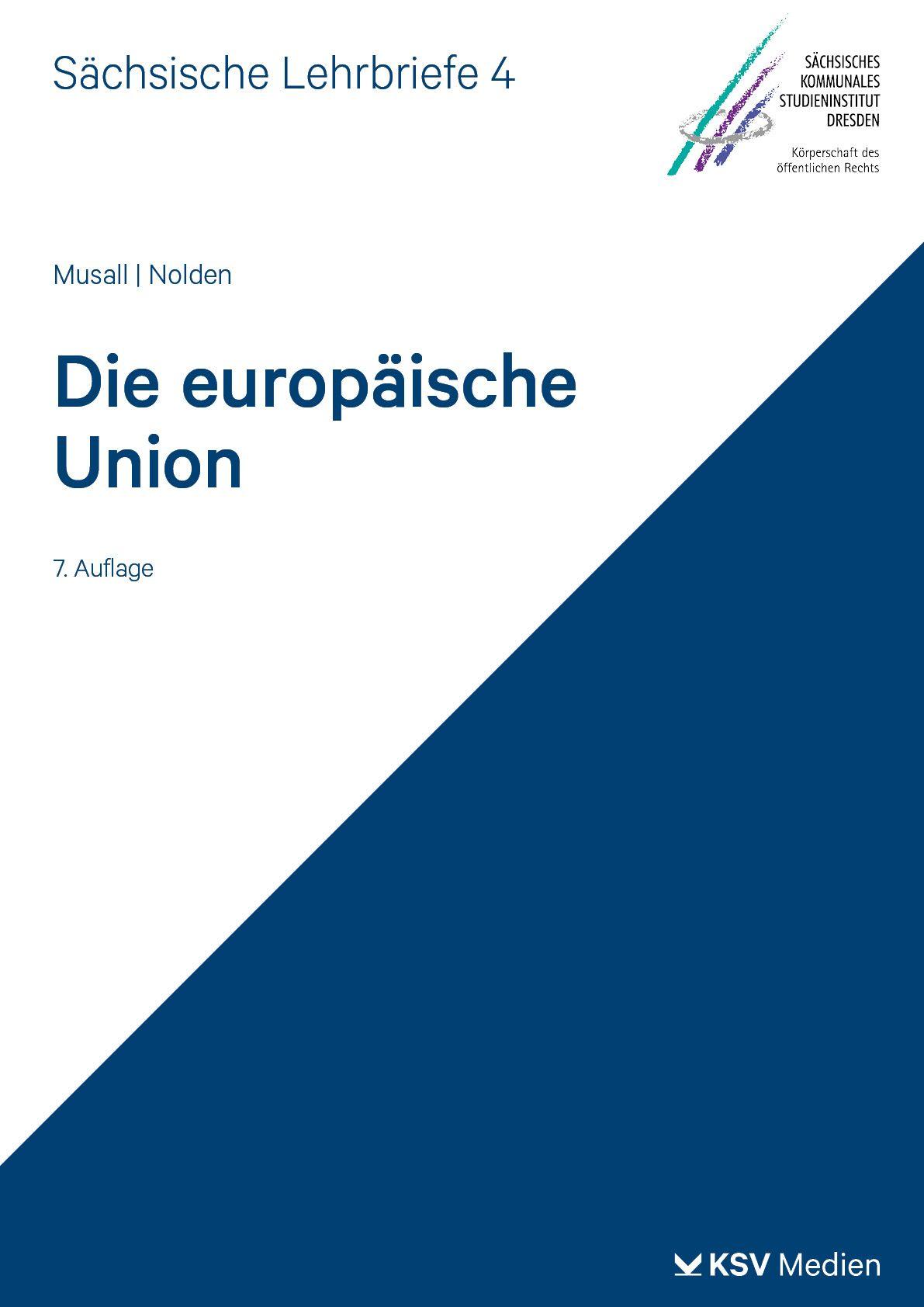 Vorderes Coverbild Die Europäische Union (SL 4)
