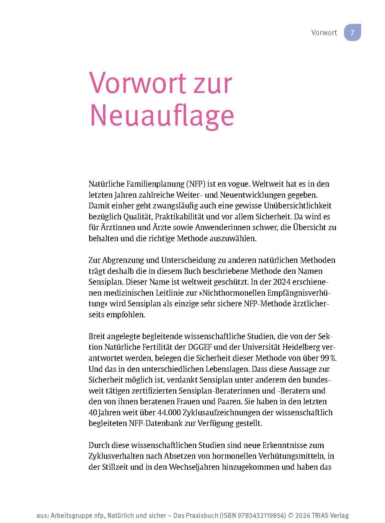 Beispielinhalt (Bild) Natürlich und sicher - Das Praxisbuch