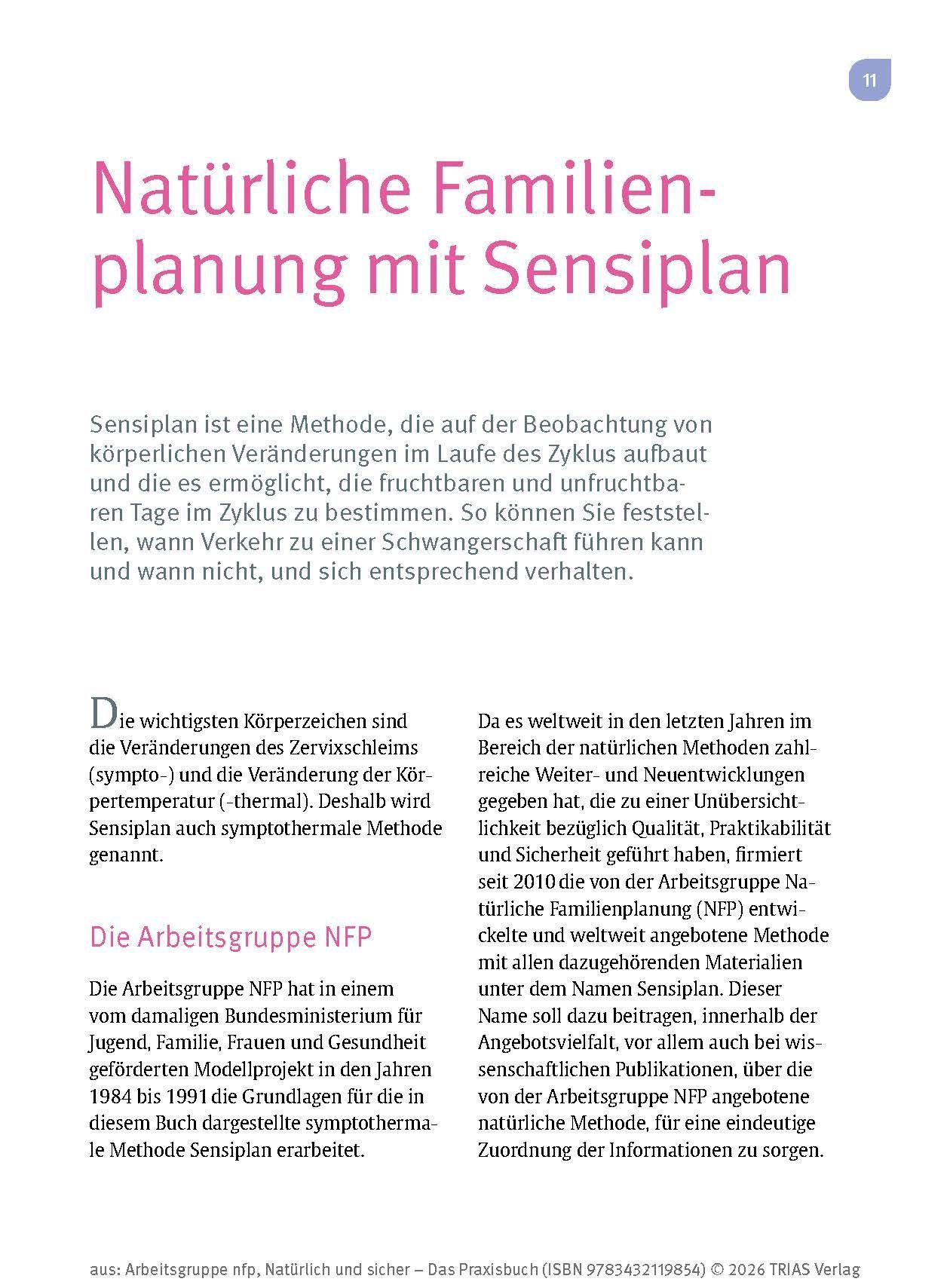 Beispielinhalt (Bild) Natürlich und sicher - Das Praxisbuch