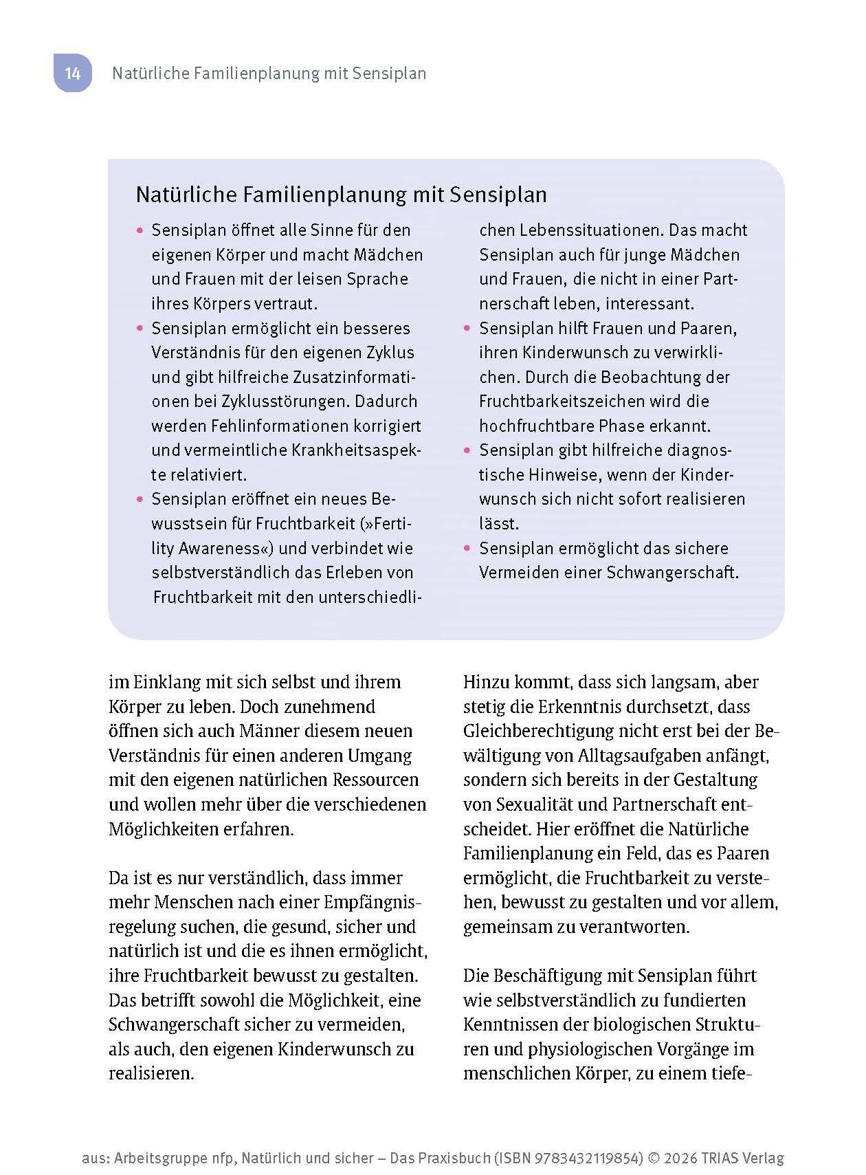 Beispielinhalt (Bild) Natürlich und sicher - Das Praxisbuch