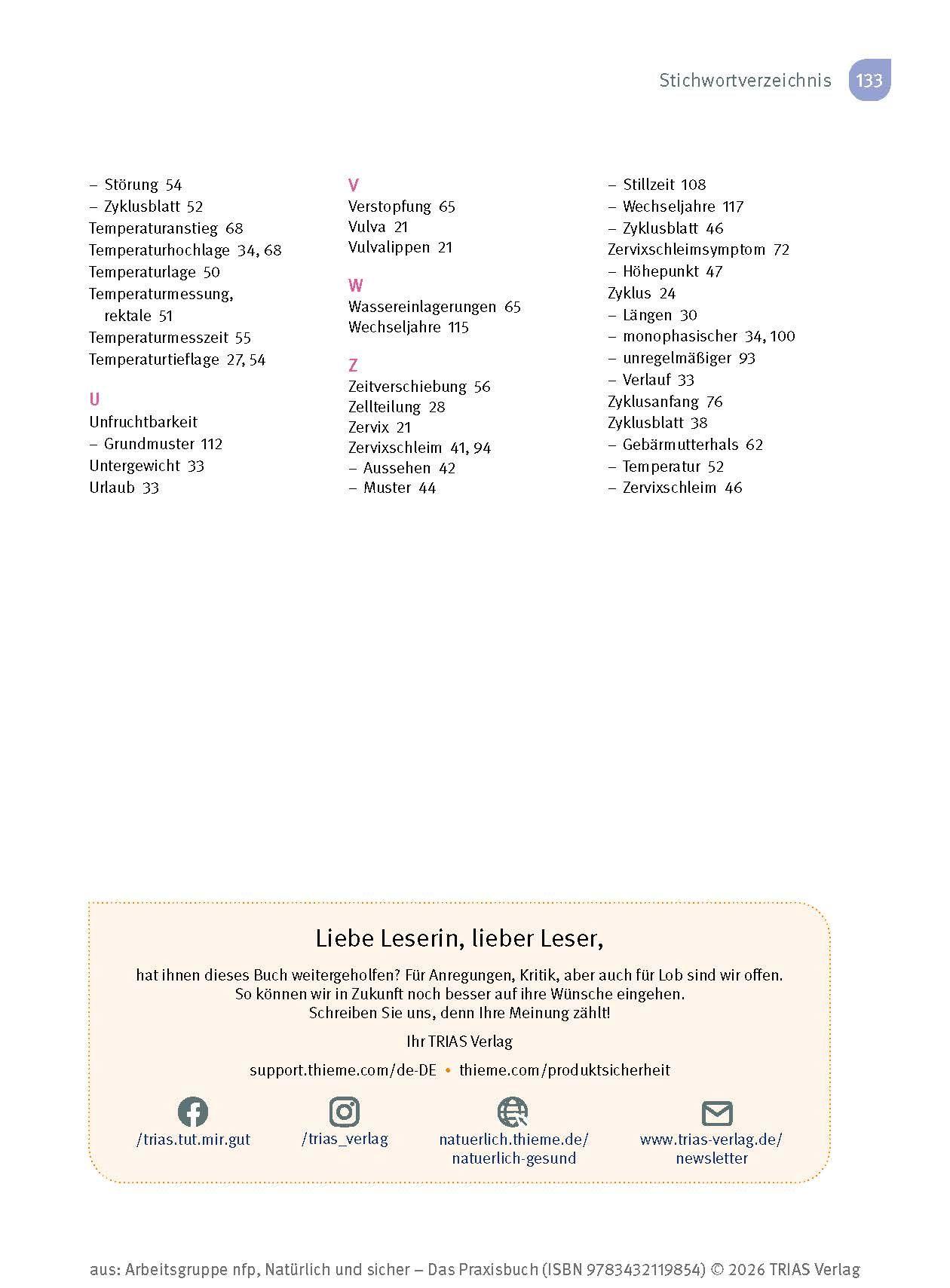 Beispielinhalt (Bild) Natürlich und sicher - Das Praxisbuch
