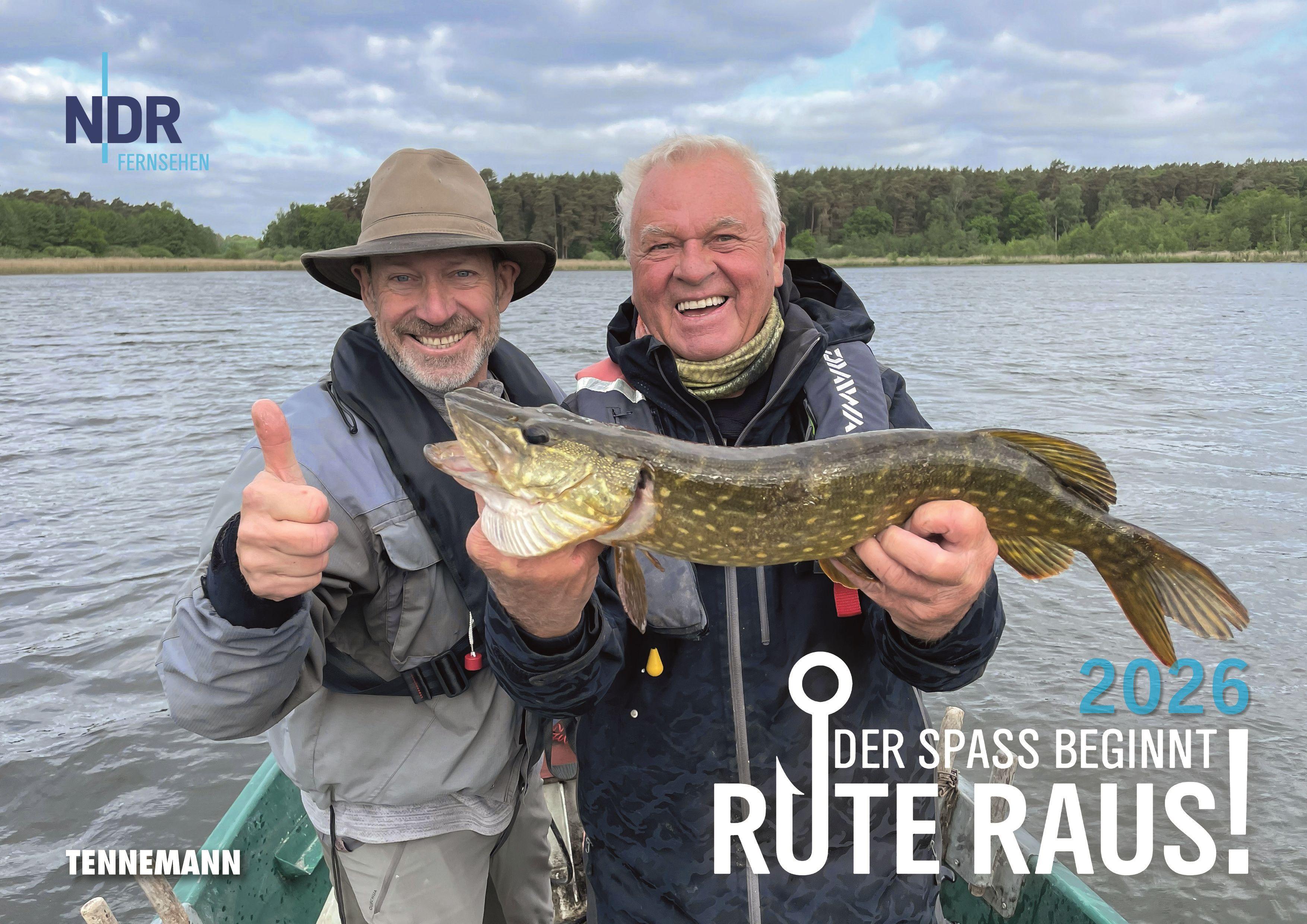 Vorderes Coverbild Rute raus, der Spass beginnt 2026