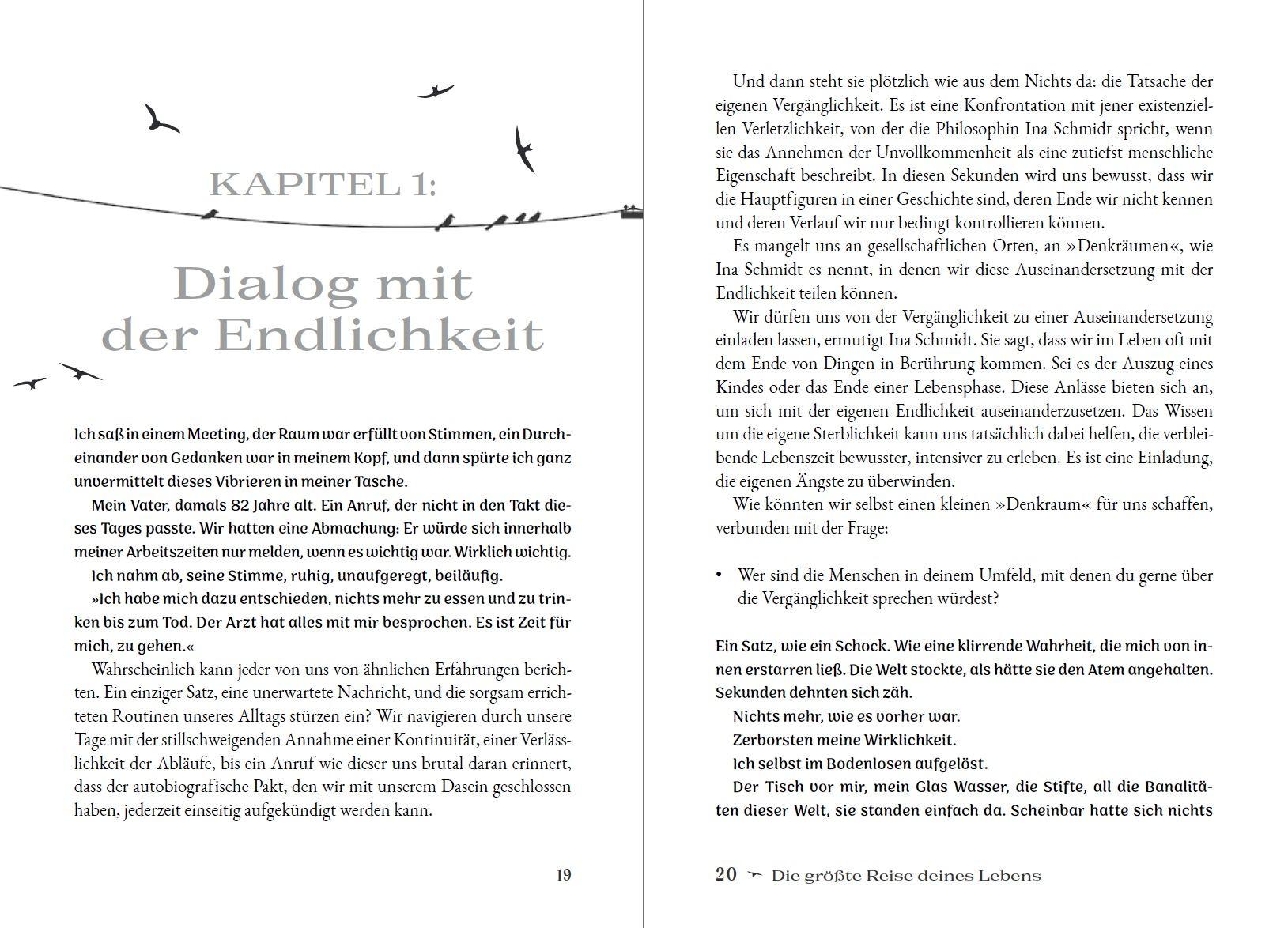 Beispielinhalt (Bild) Die größte Reise deines Lebens