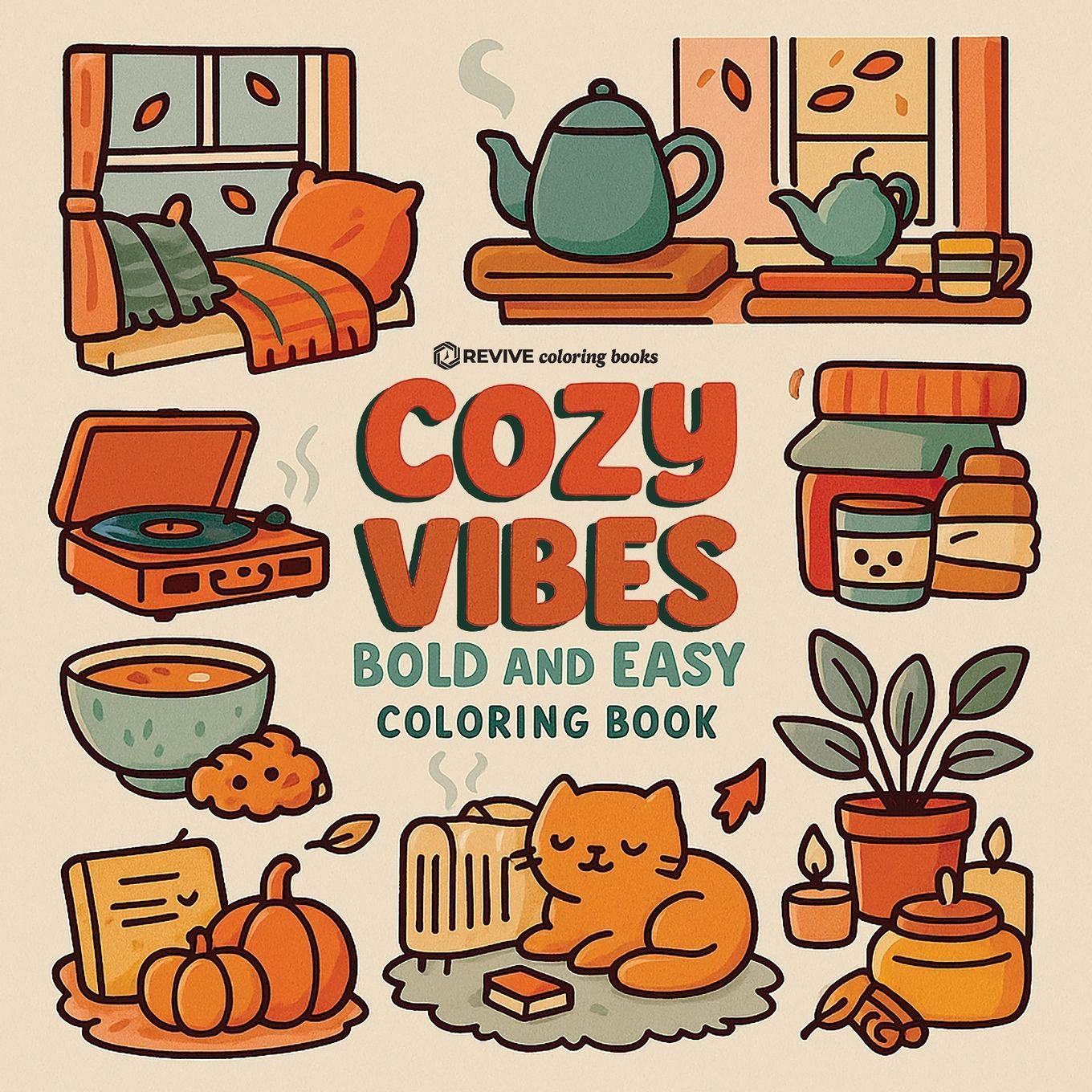 Vorderes Coverbild Bold & Easy Cozy Vibes Coloring Book